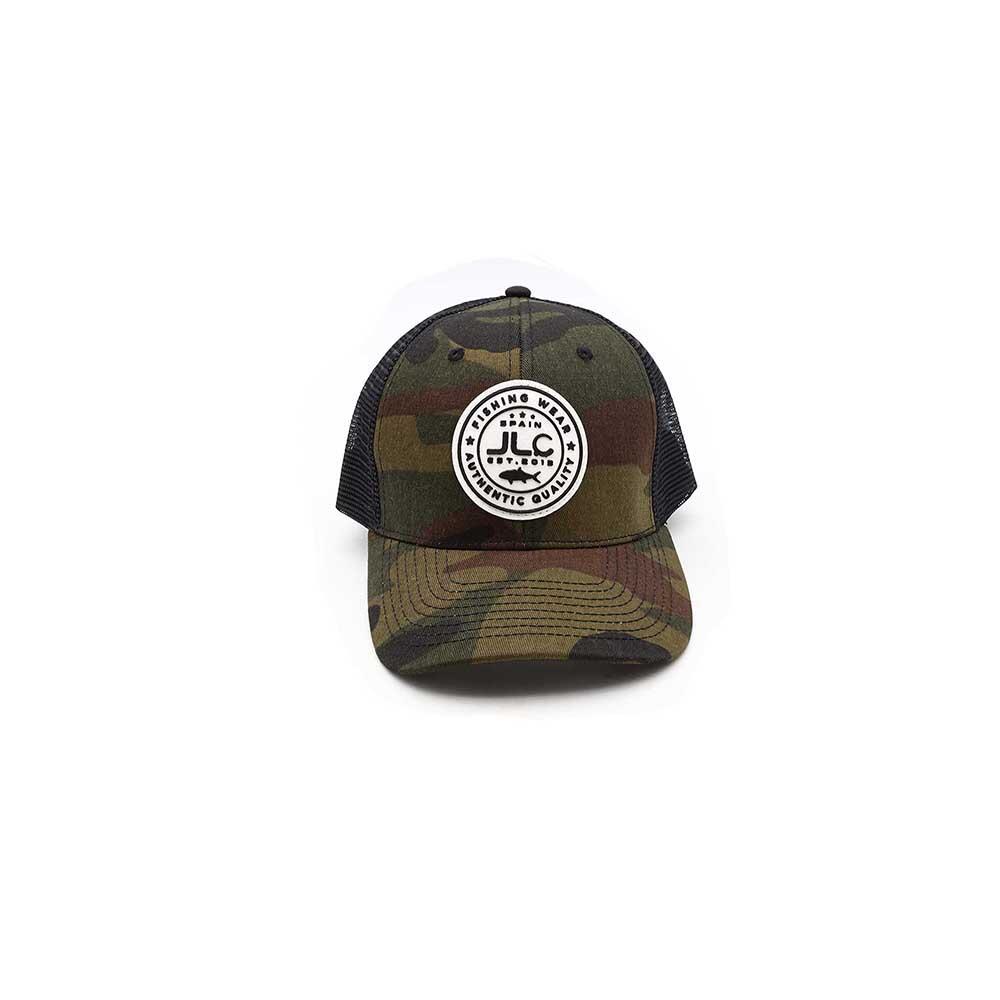 Gorra JLC Fishing Wear Camuflaje Verde Logo Blanco /Negro Adulto Unisex 2/6