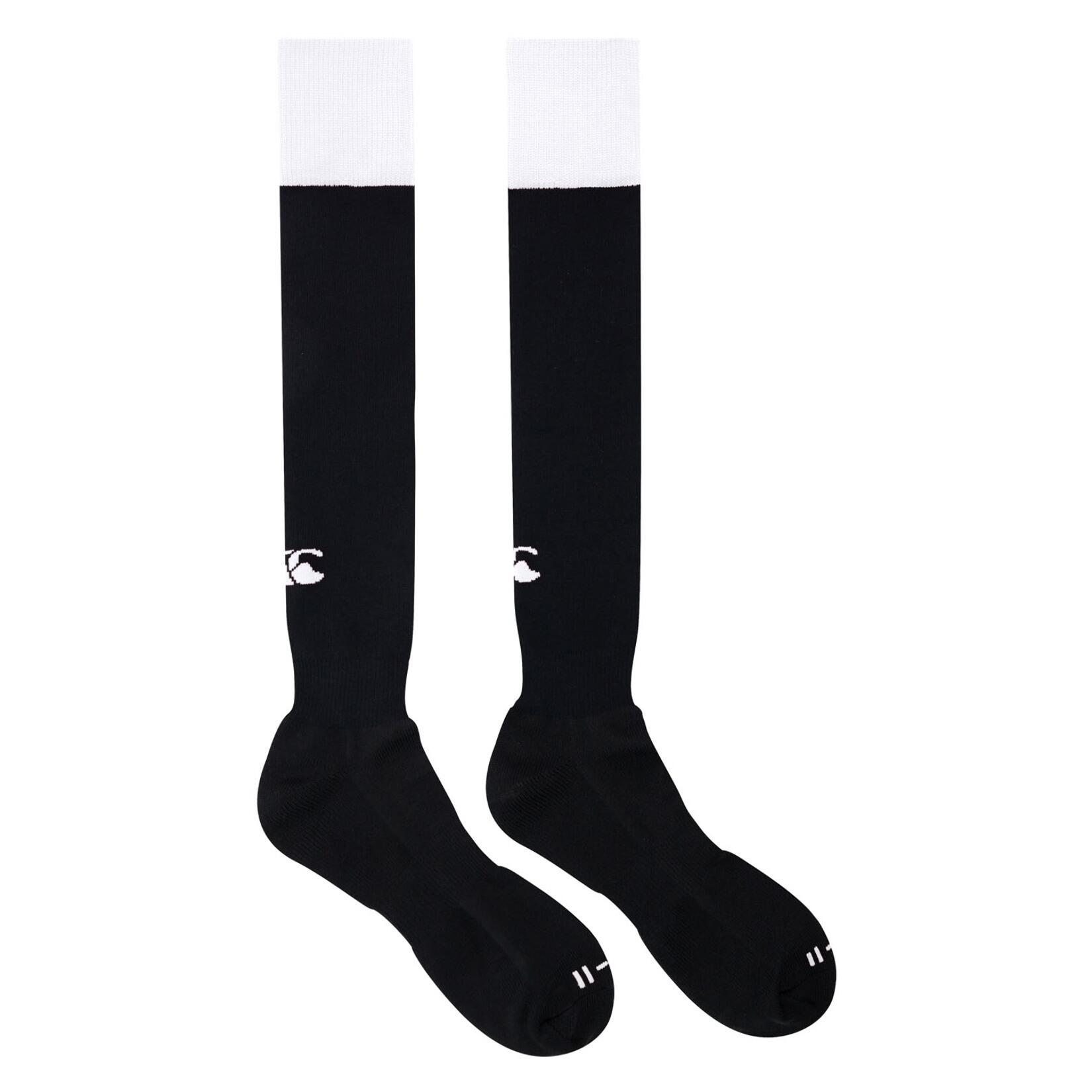 CANTERBURY Canterbury Rugby Men's Socks Black & White Club Cap Socks