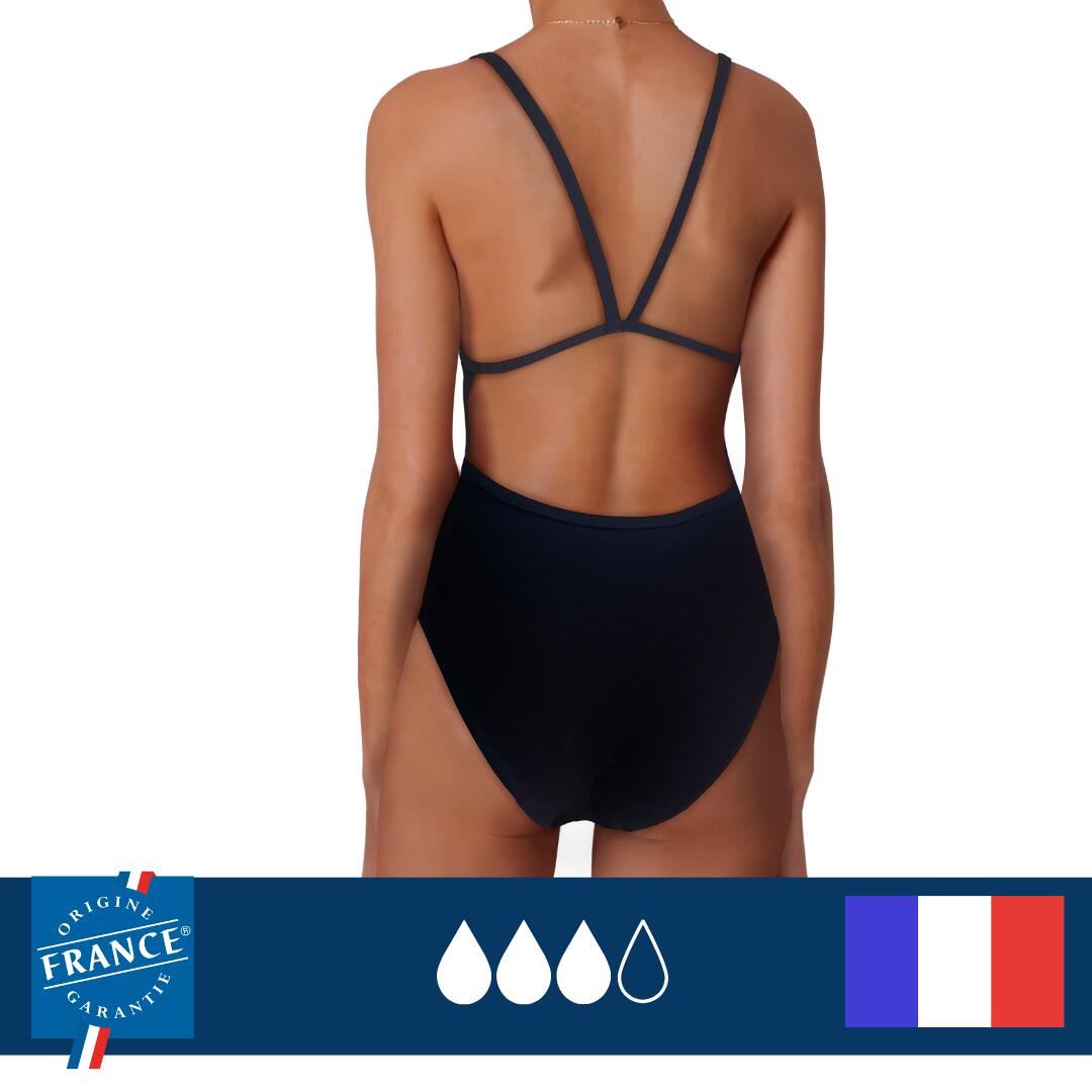 Costume da bagno mestruale monopezzo per il nuoto - Flusso Plus 3/6