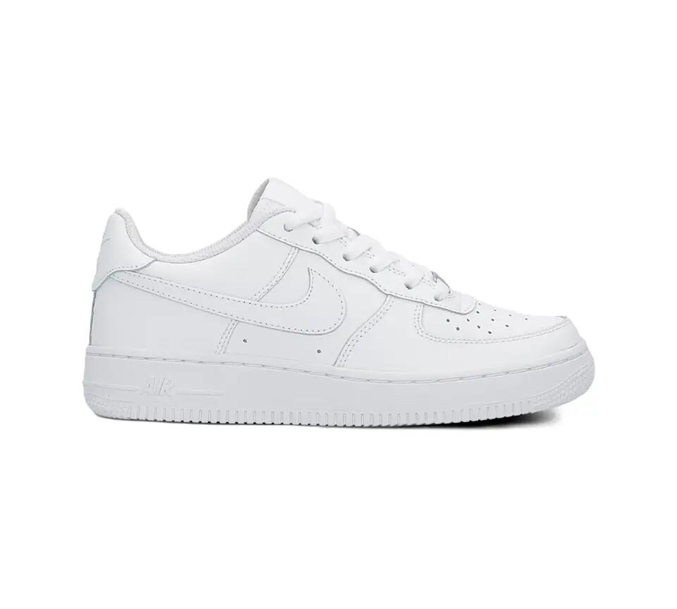 NIKE AF1 314192 117 WHT JUNIORS 1/4