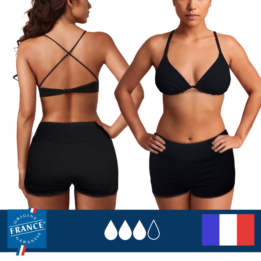 Short de banho menstrual - fluxo plus