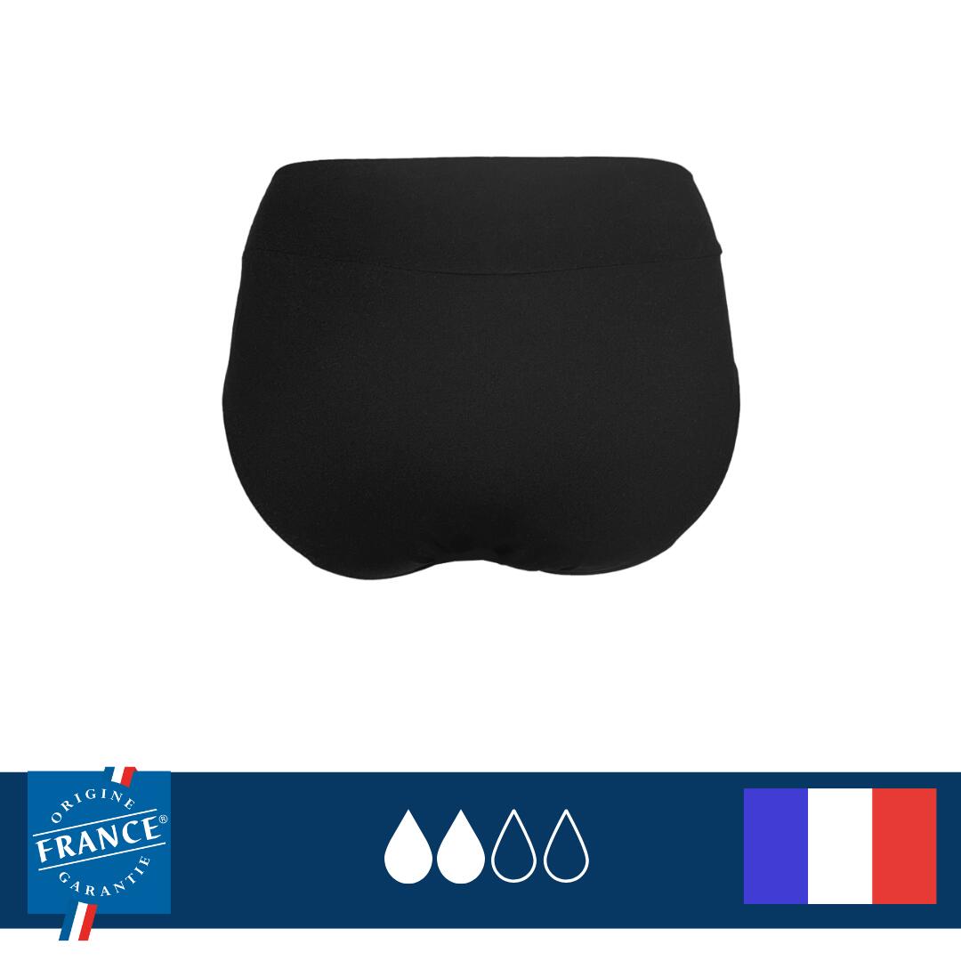Bas de maillot de bain menstruel Taille Haute - Flux Medium 5/6