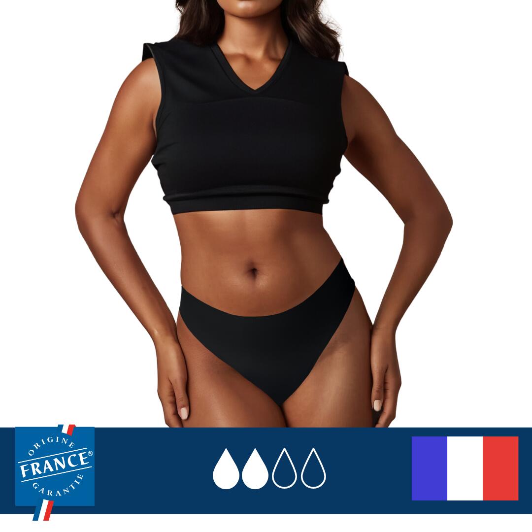 PLIM UNDERWEAR - Costum de baie menstrual Brazilian - Flux Mediu