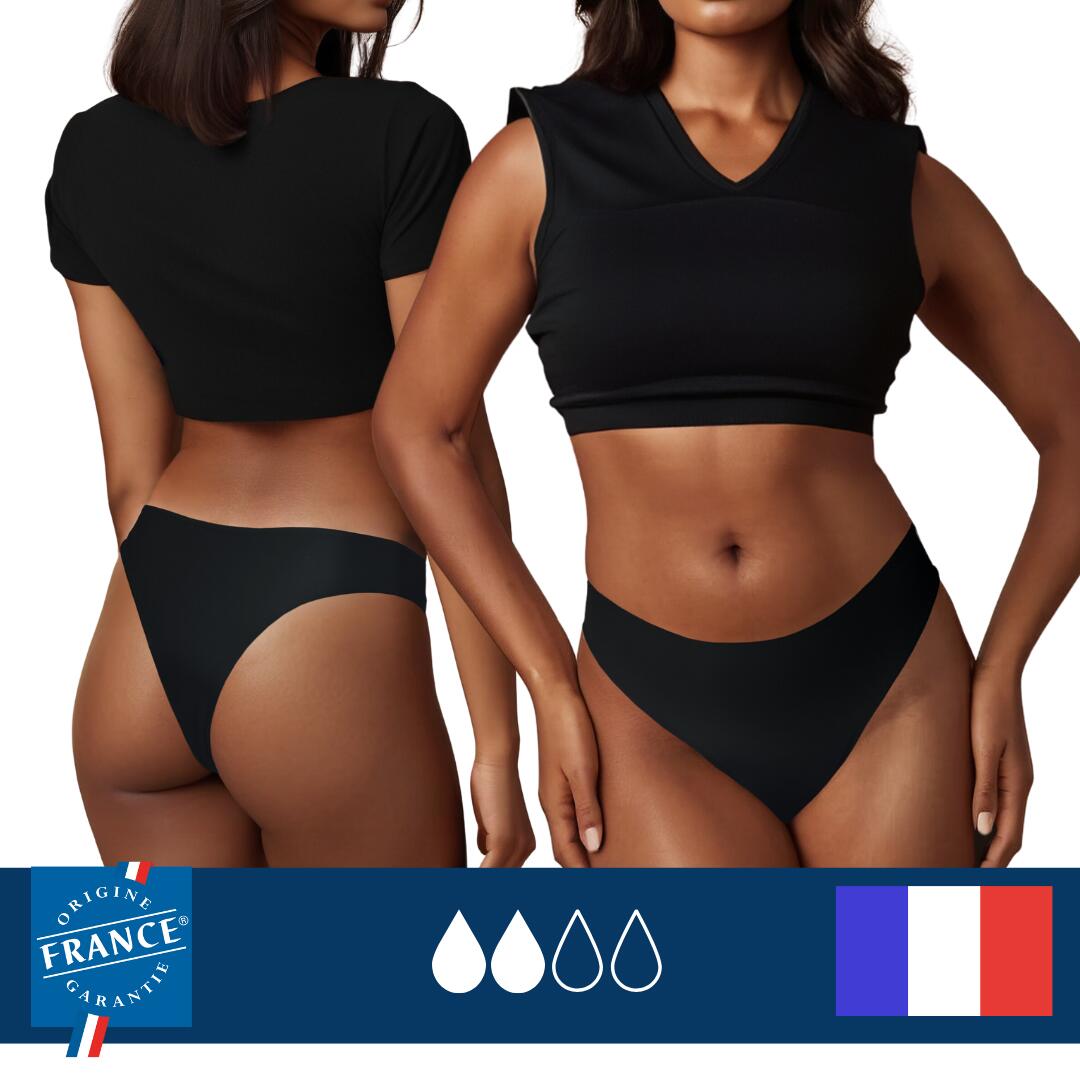 PLIM UNDERWEAR Menstruační plavky brazilského střihu - Střední absorpce
