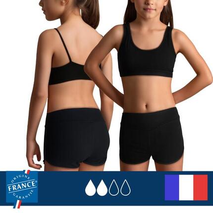 Shorty de bain menstruel Ado - Flux Medium
