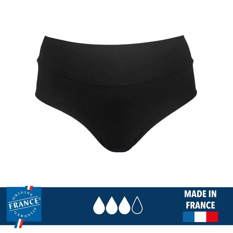 Bas de maillot de bain menstruel Taille Haute - Flux Plus