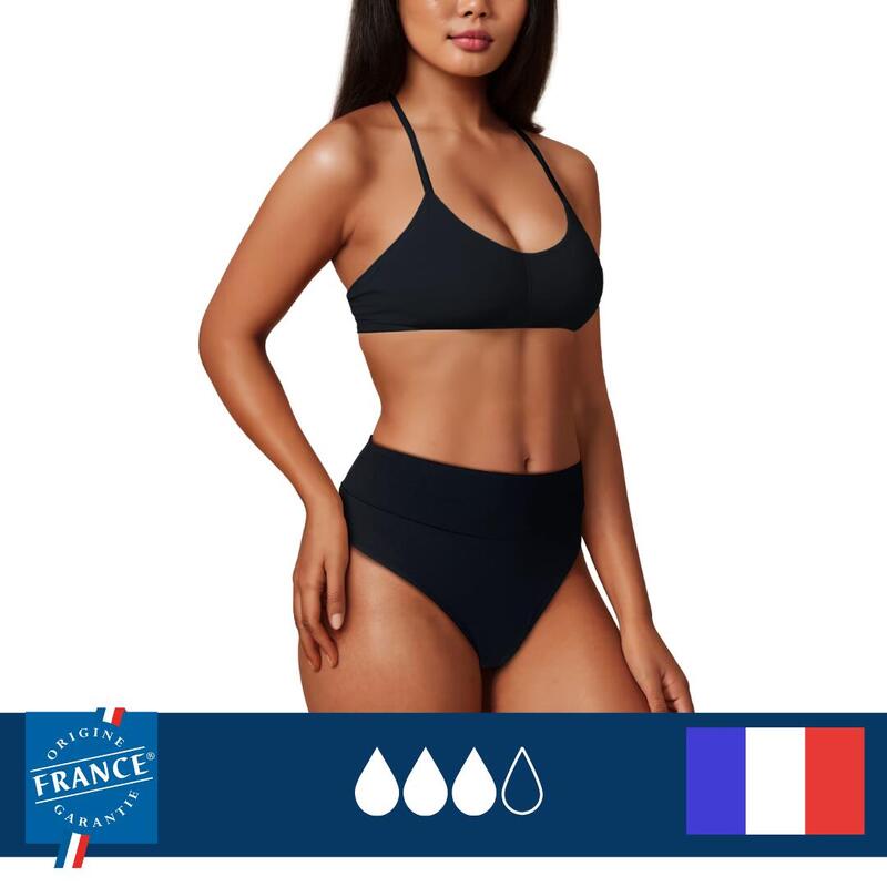 Bas de maillot de bain menstruel Taille Haute - Flux Plus