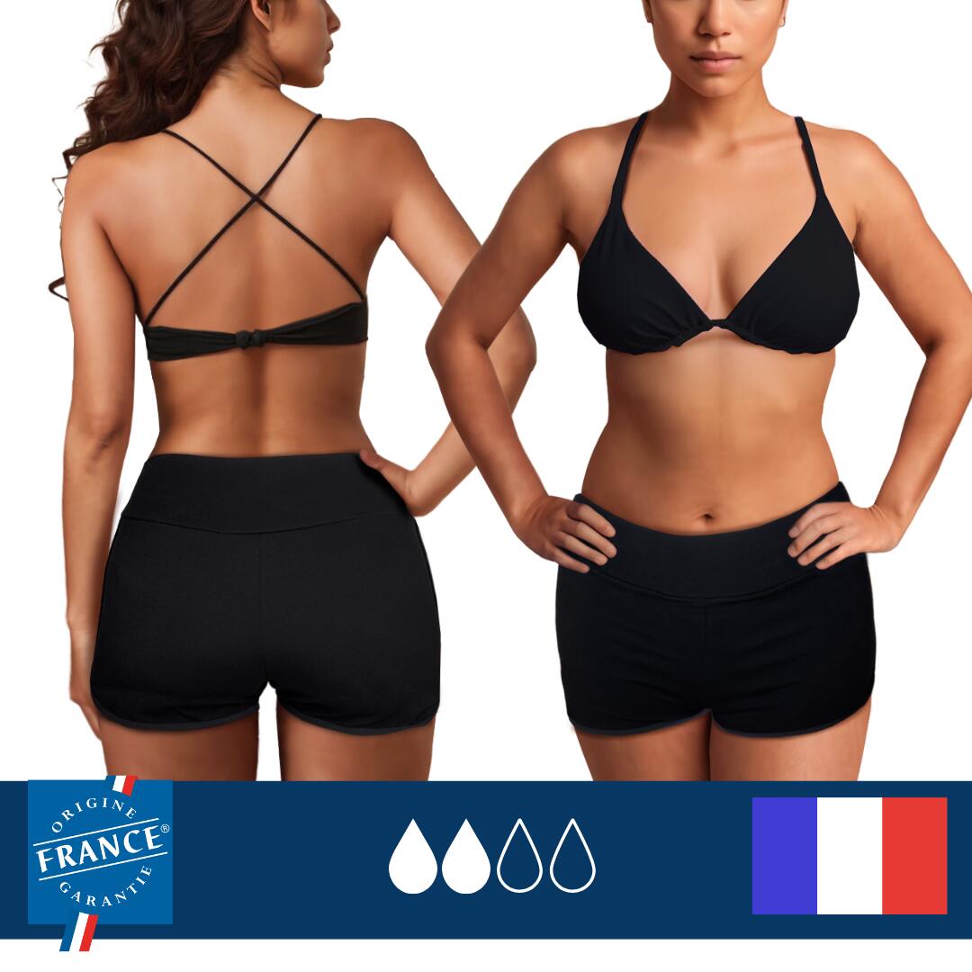 PLIM UNDERWEAR Menstruační plavecké šortky - Střední absorpce