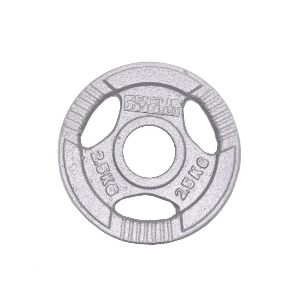 Focus Fitness - Plaque De Poids Olympique 50 Mm - Hamerton - 2.5 Kg - Fonte - Poids De Musculation - Gris - 2,5 Kg - Decathlon