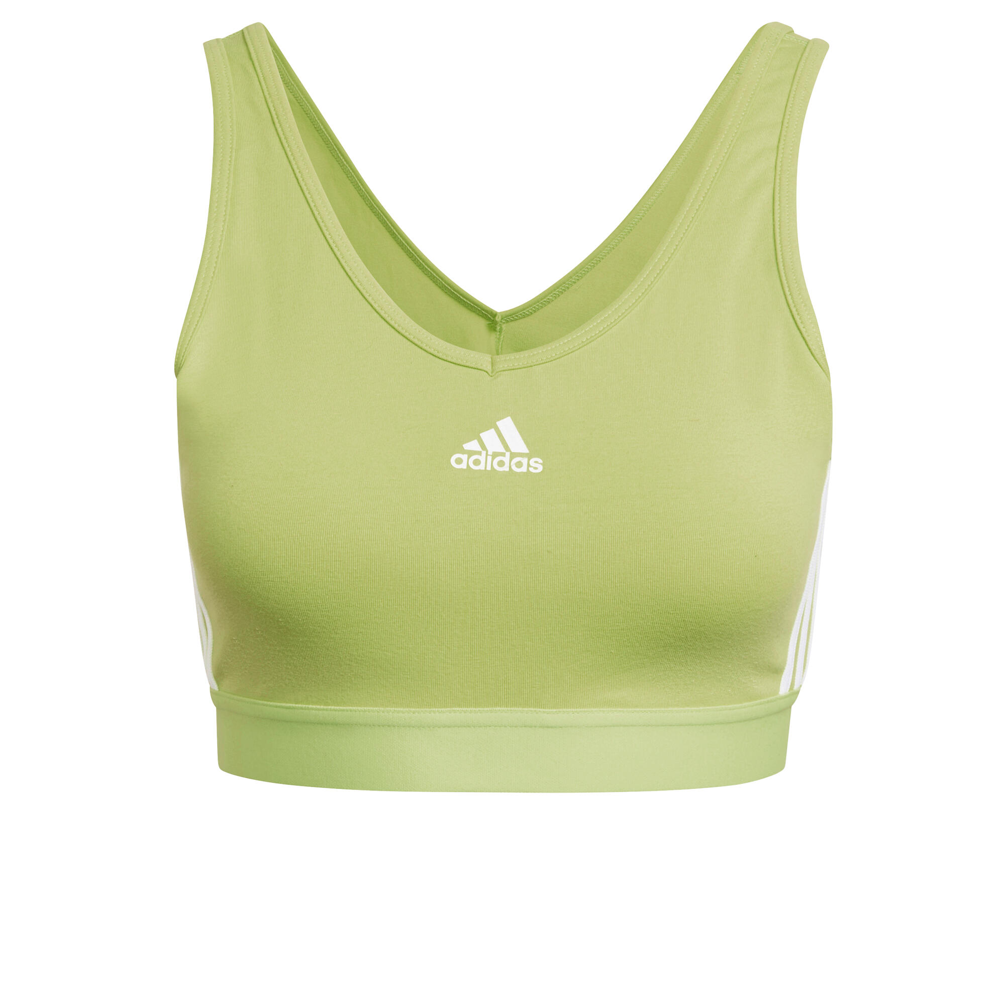 Débardeur crop avec coussinets amovibles femme adidas Essentials 3-Stripes 1/5
