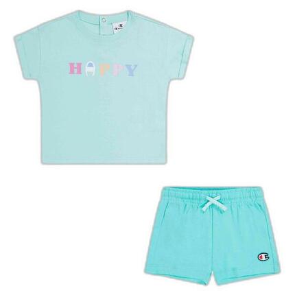 Ensemble Champion fille - vert d'eau deux pièces