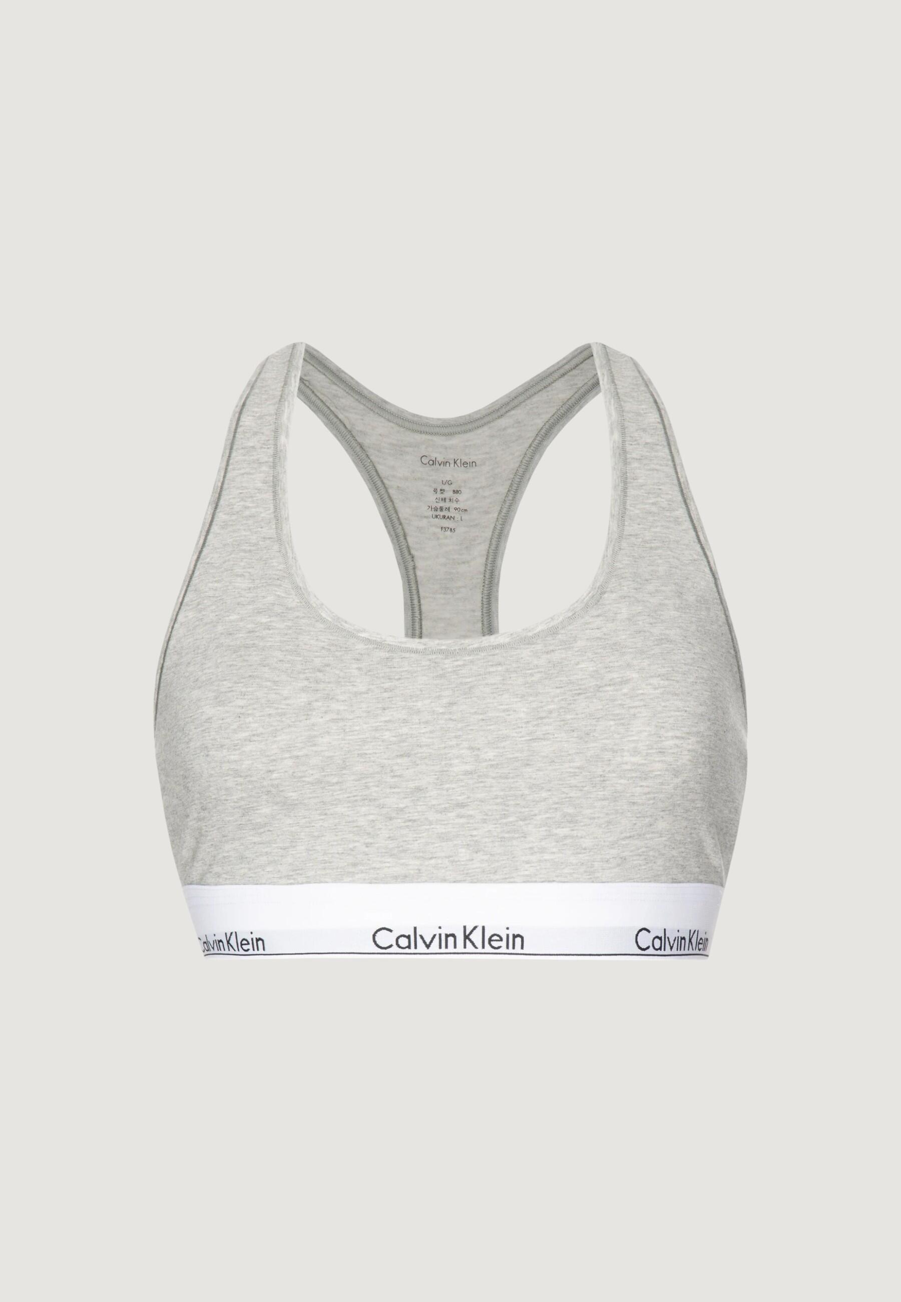 CALVIN KLEIN WOMEN'S Sport-BH  HELLGRAU