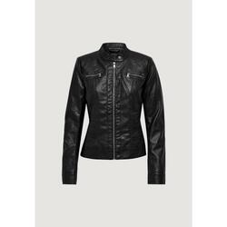 veste BANDIT FAUX LEATHER BIKER NOOS FEMME NOIR
