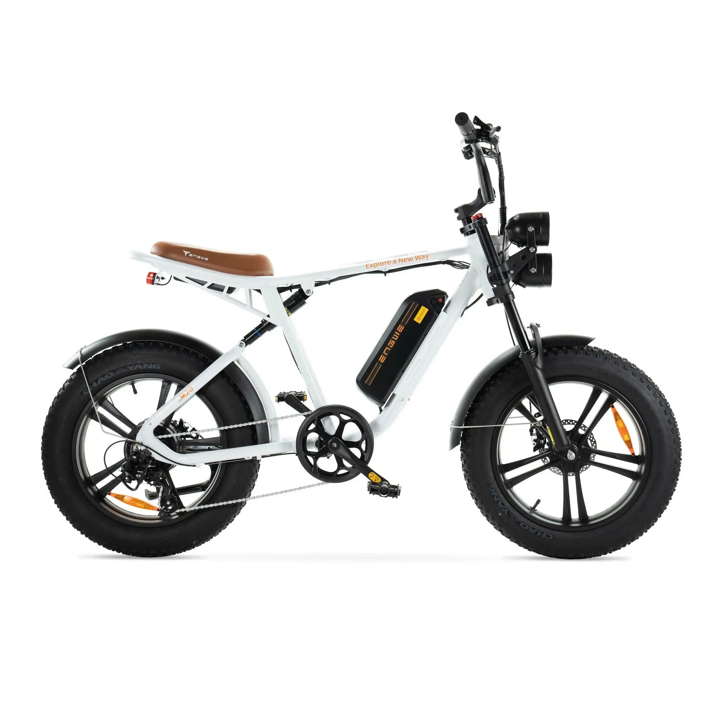Engwe - Engwe M20 - Électrique Fatbike - Blanc - Fatbike - Blanc - 25-40 Kg - Decathlon