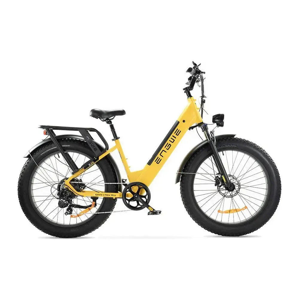 Engwe - Engwe E26 - Faible Entrée - Électrique Fatbike - Jaune - Fatbike - Jaune - 25-40 Kg - Decathlon