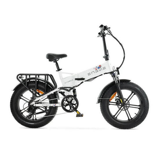 Bicicletta elettrica pieghevole engwe engine x 250w - nero