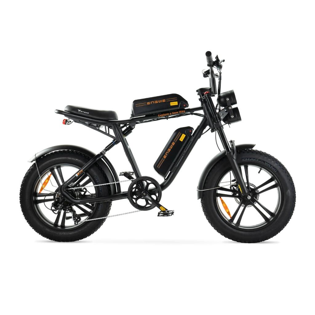 ENGWE M20 - Electric Fatbike - Double Battery - Black