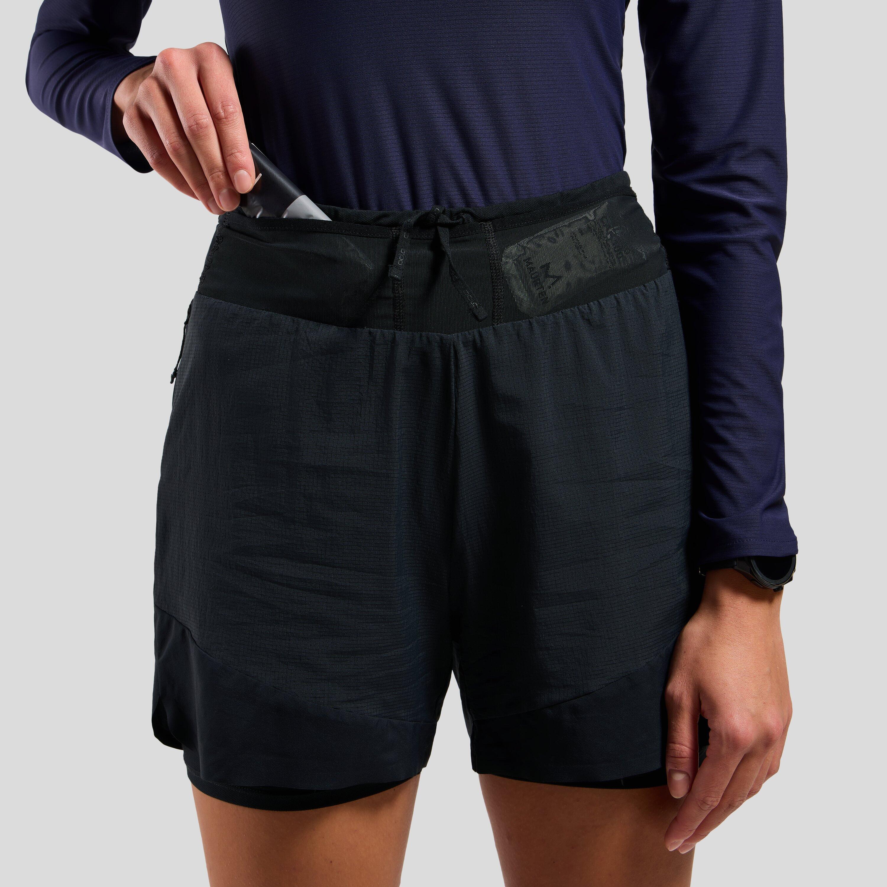 Short de trail running 2 en 1 5 inch X-Alp ODLO 5/7