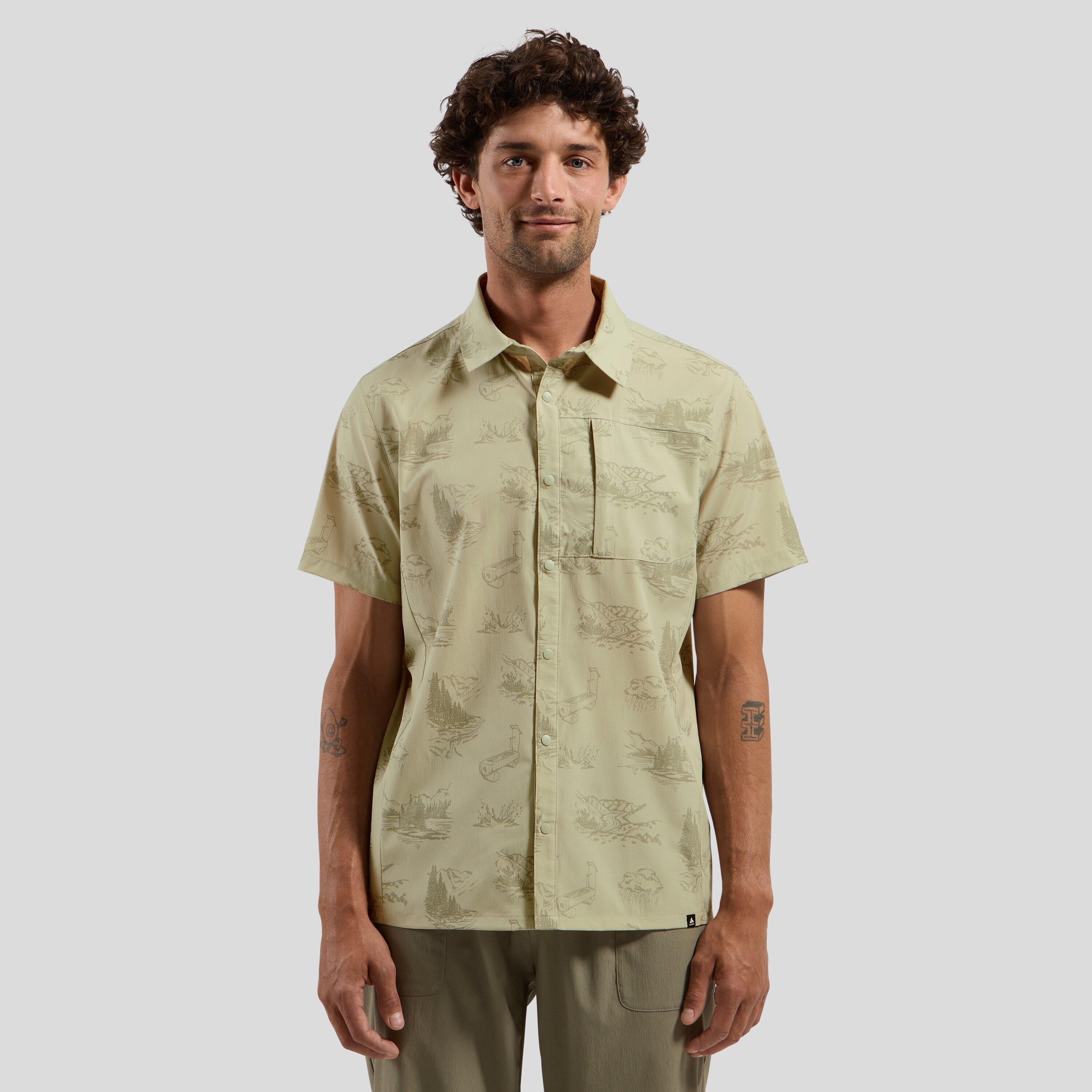 Chemise de randonnée à manches courtes imprimée Essentials ODLO 5/7
