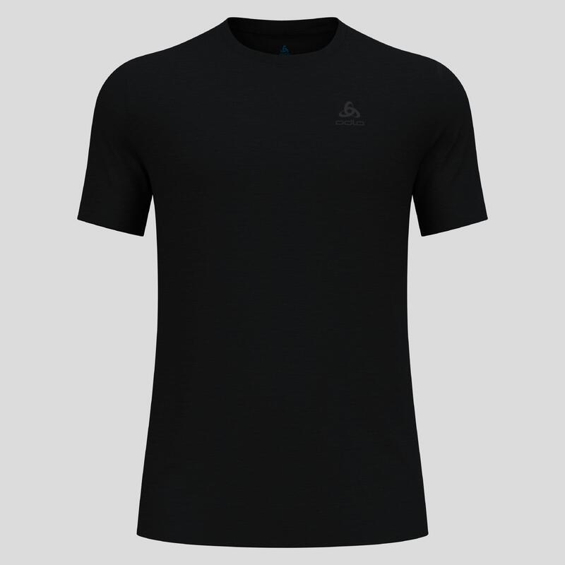 Koszulka męska ODLO Merino 160 BL Top - 100% wełna merino, krótki rękaw