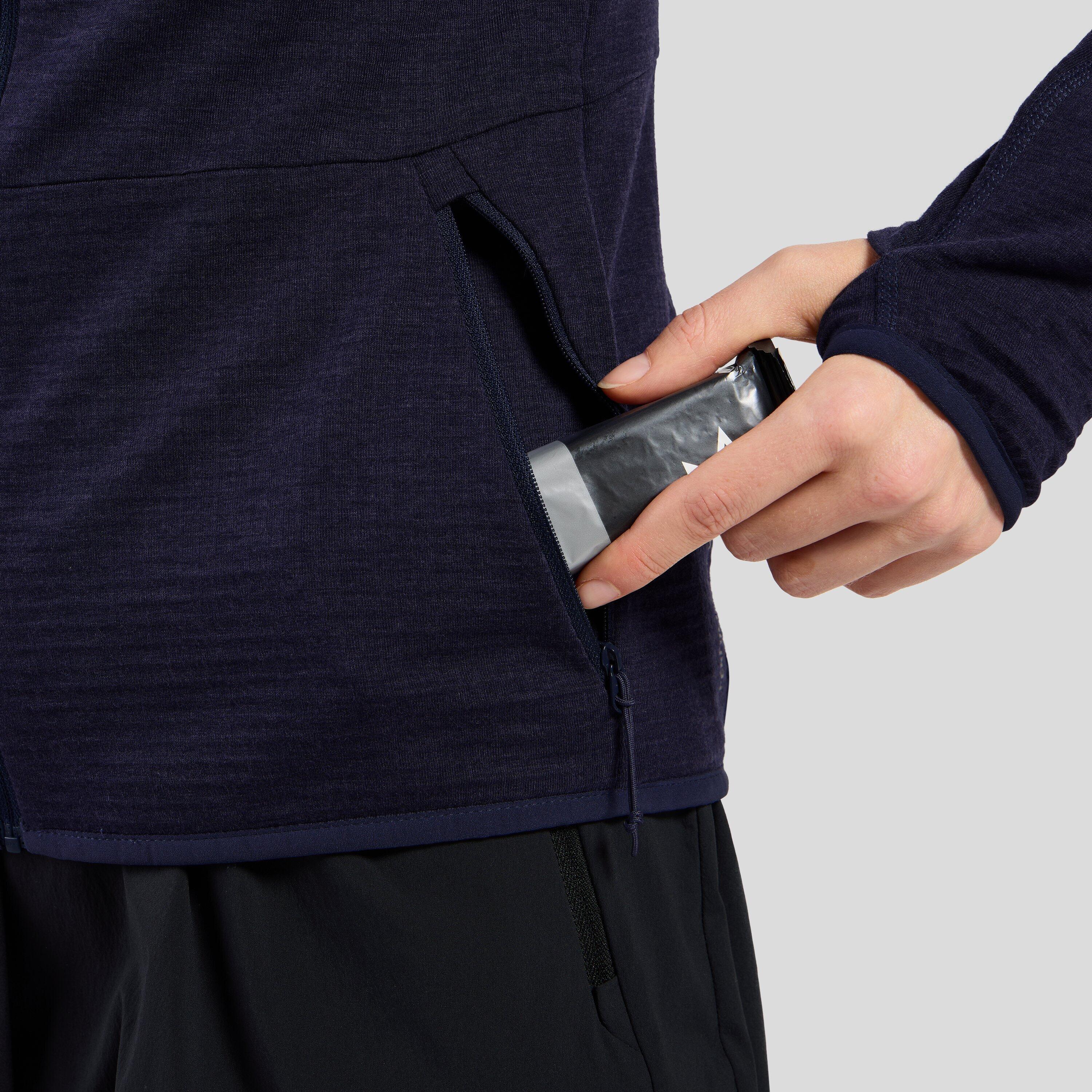 Pull à capuche zippé Ascent ODLO 5/7