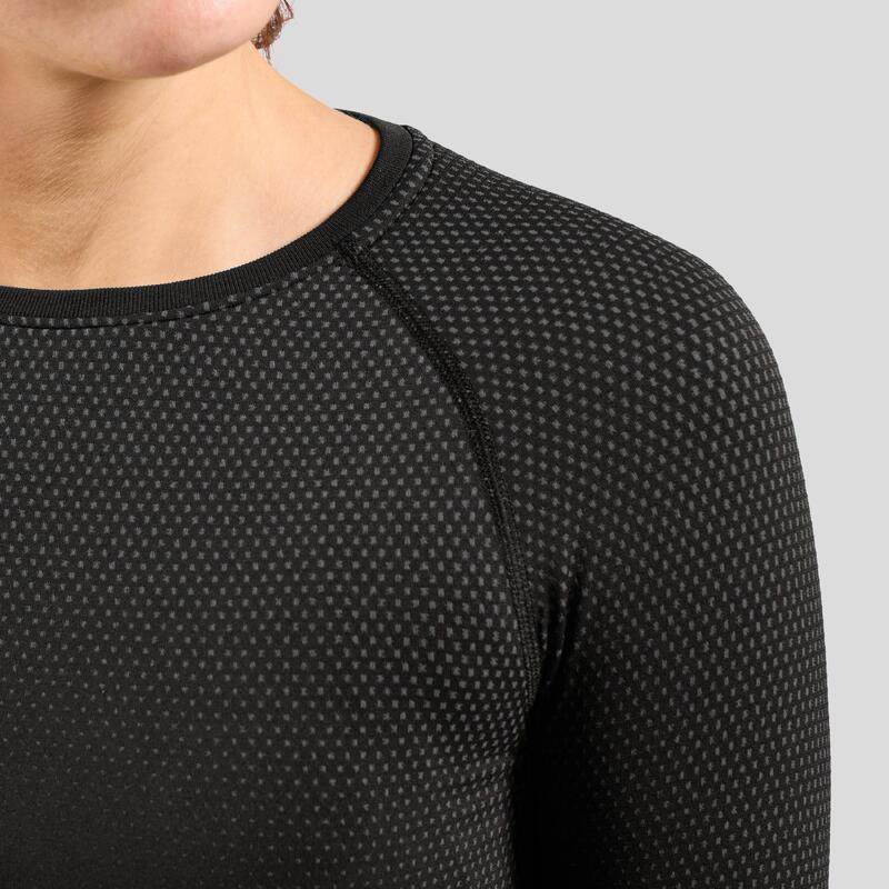 Bluza termoaktywna damska Odlo Performance Light Eco BL Top Crew Neck LS