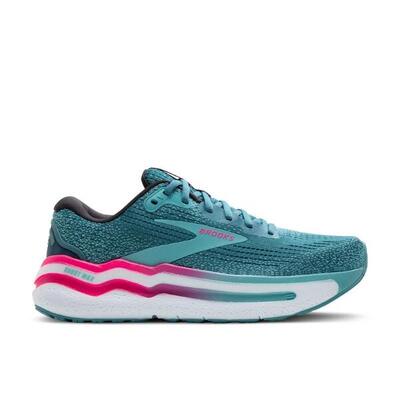 Zapatillas de running de la marca Brooks Ghost Max 2 para mujer en color azul.