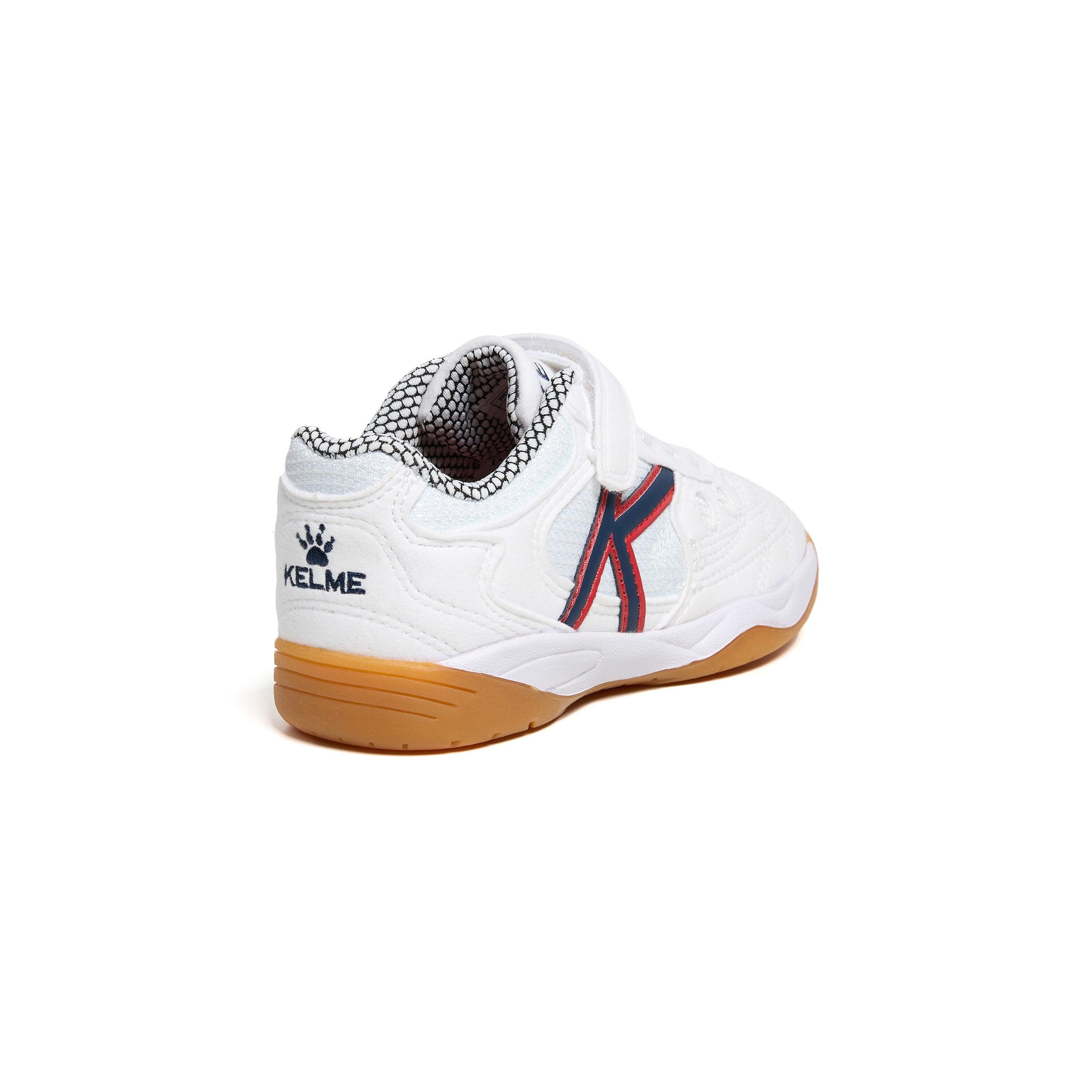 Kelme Zapatillas De Fútbol Sala De Niño Indoor Copa Elastic Blanco Unisex Kids 3/4
