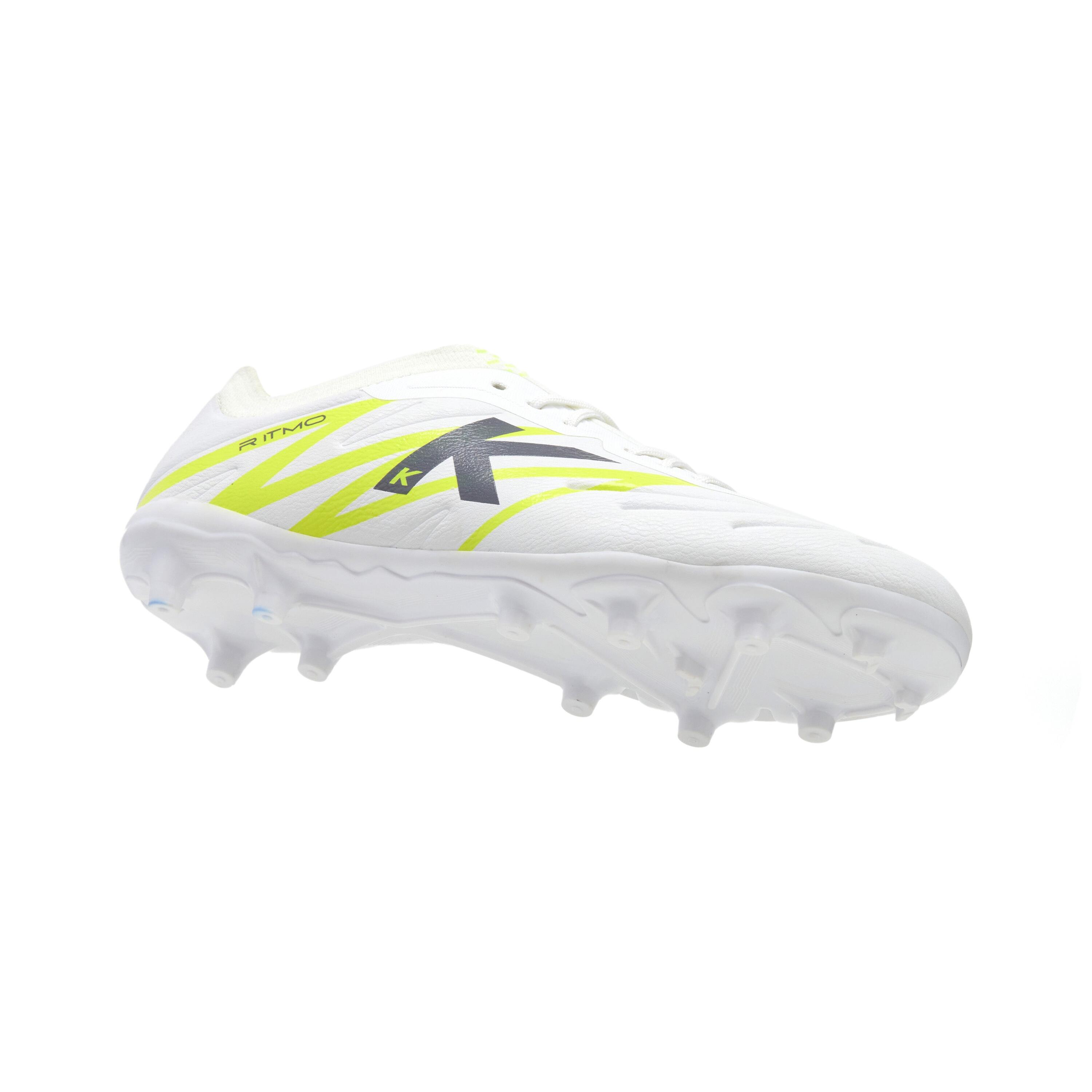 Kelme Botas De Fútbol Ritmo Mg Blanco Unisex 4/6