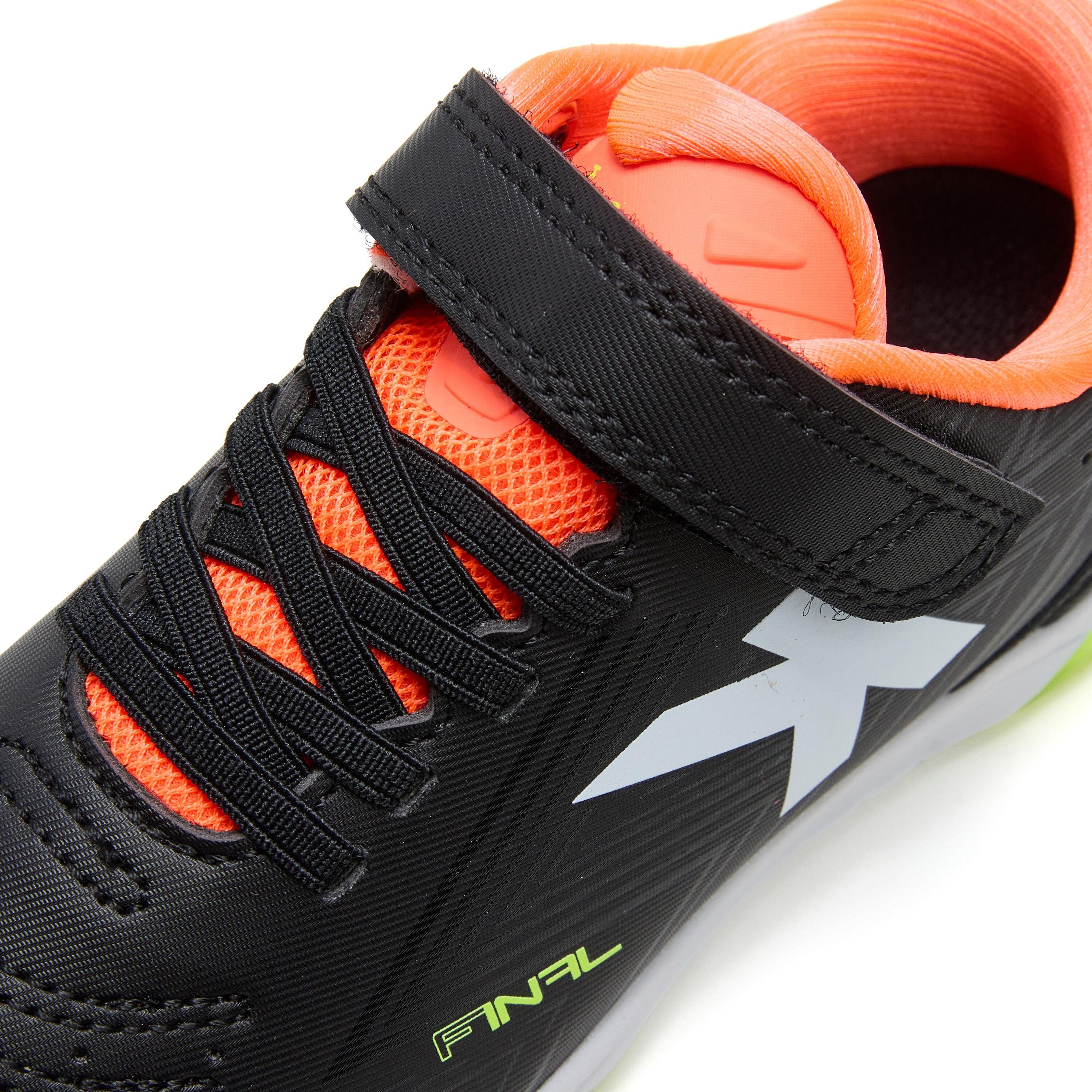 Kelme Zapatillas De Fútbol Sala De Niño Final Elastic Indoor Negro Unisex Kids 4/4