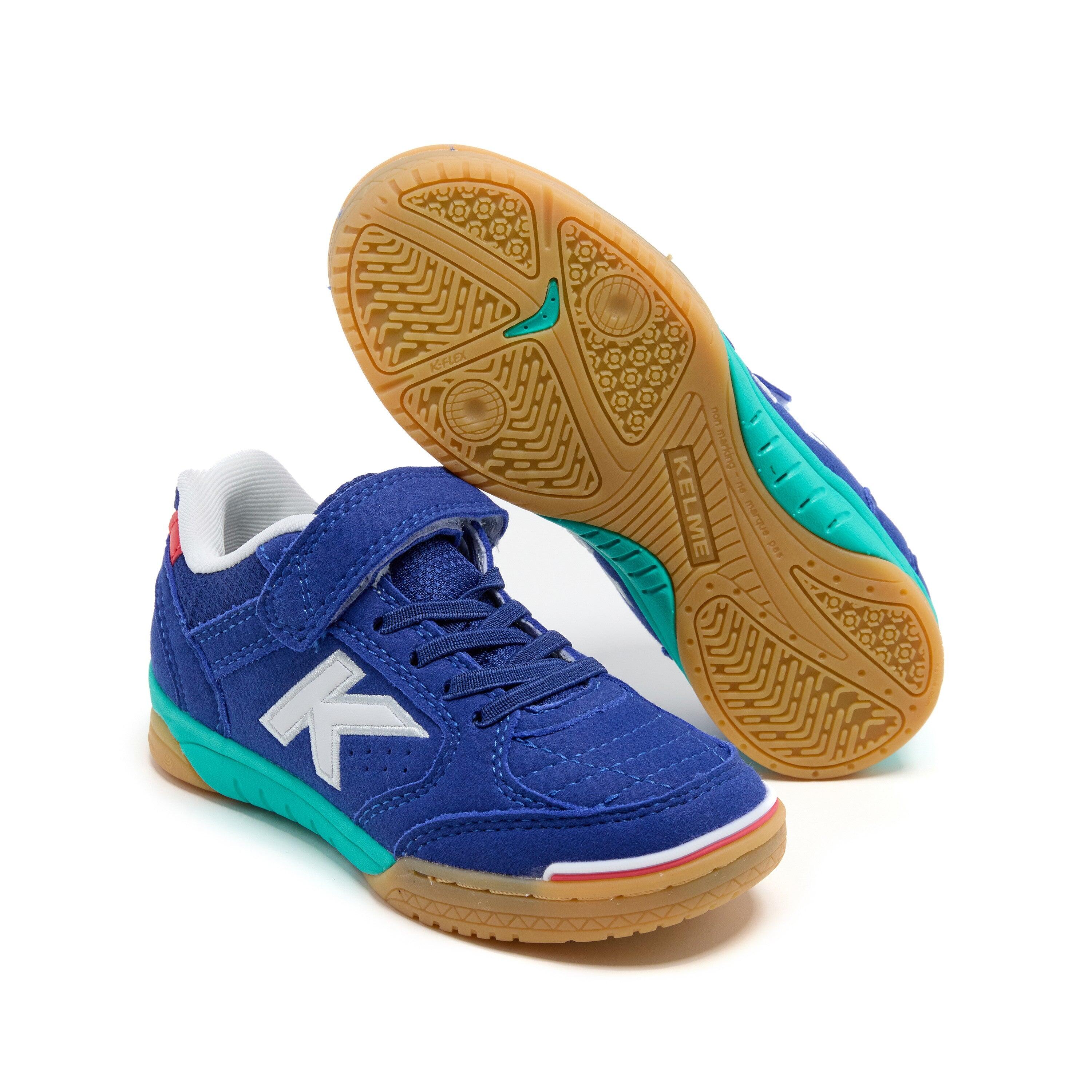 Kelme Zapatillas De Fútbol Sala De Niño Precision Elastic Azul Unisex Kids 2/7