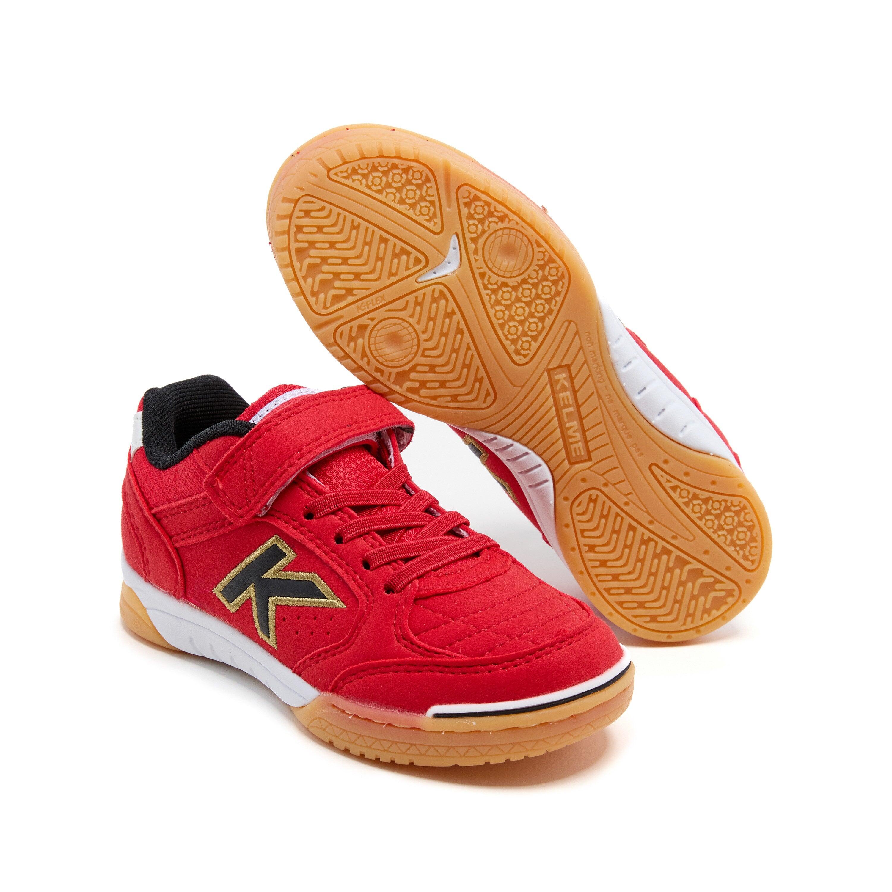 Kelme Zapatillas De Fútbol Sala De Niño Precision Elastic Rojo Unisex Kids 2/7