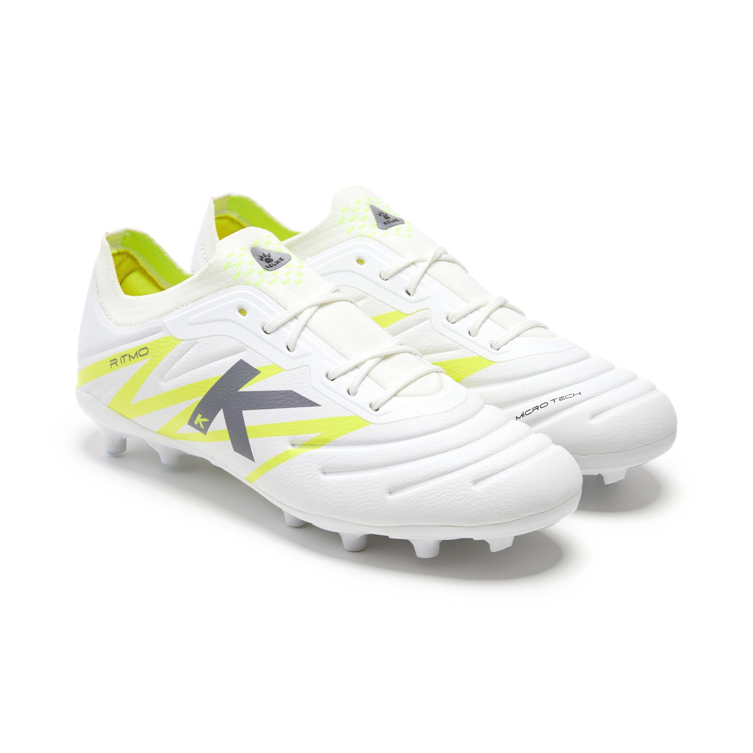 Kelme Botas De Fútbol Ritmo Mg Blanco Unisex 5/6