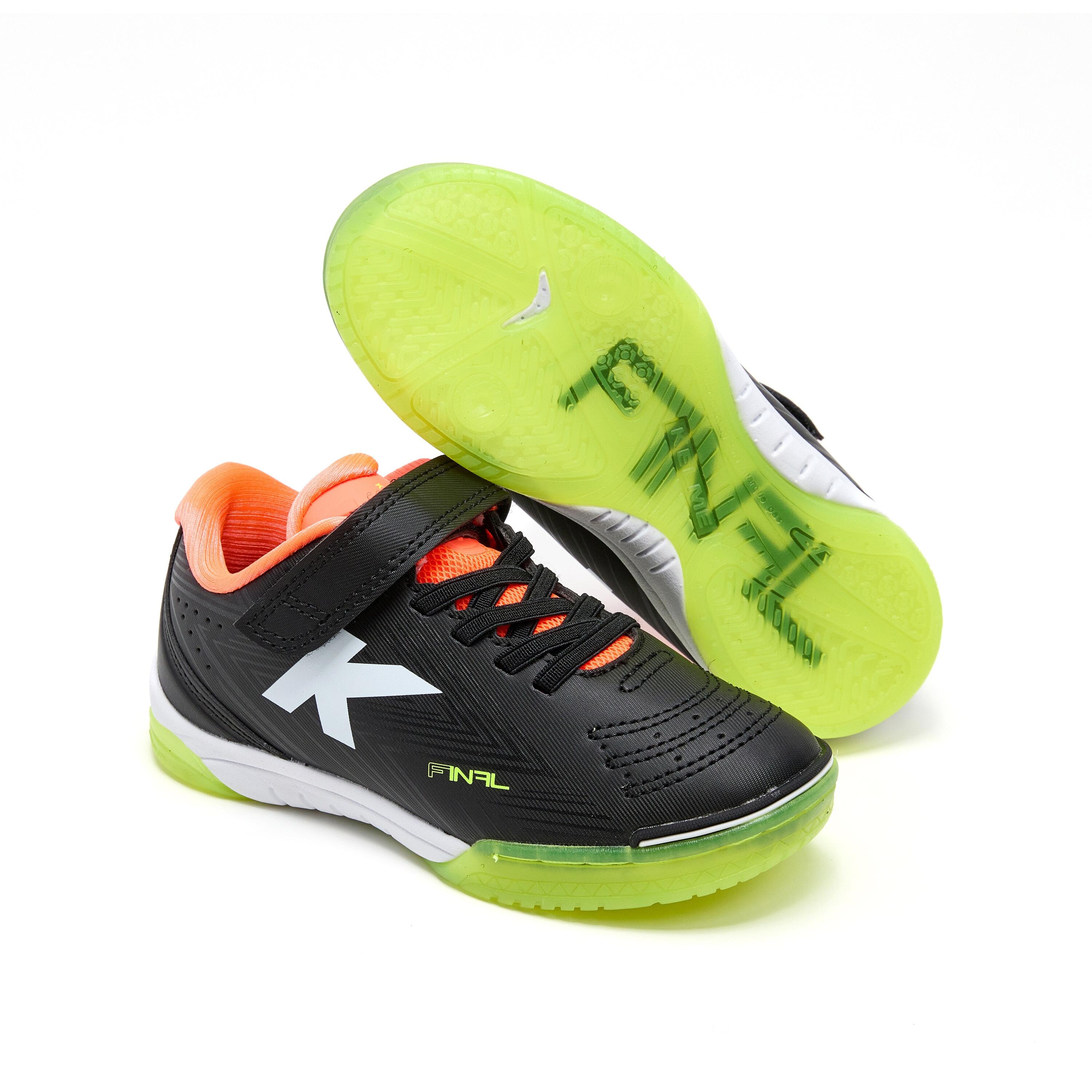 Kelme Zapatillas De Fútbol Sala De Niño Final Elastic Indoor Negro Unisex Kids 2/4