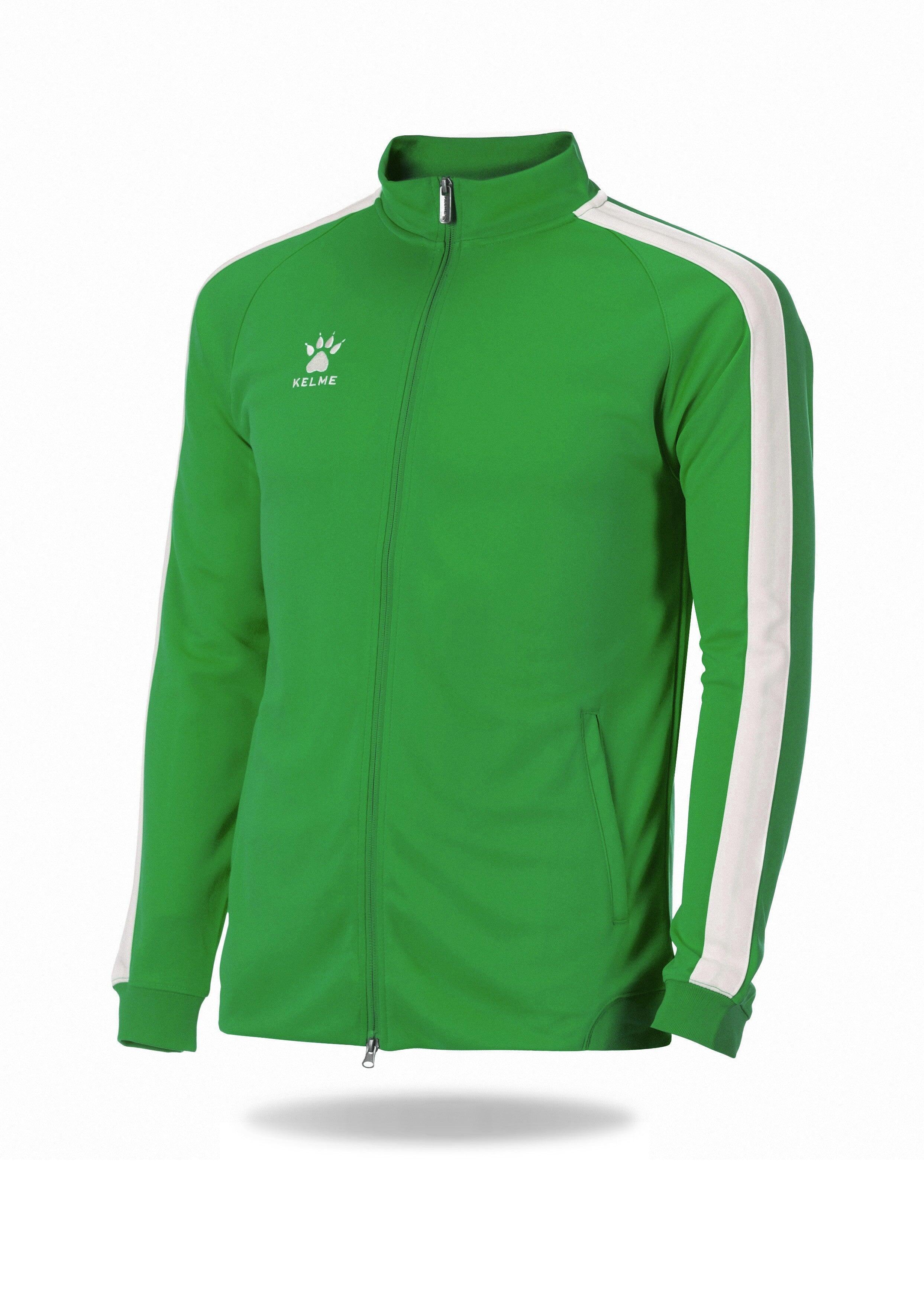 Chaqueta Kelme Chaqueta Global Unisex JR En Color Verde Y Blanco 2/2