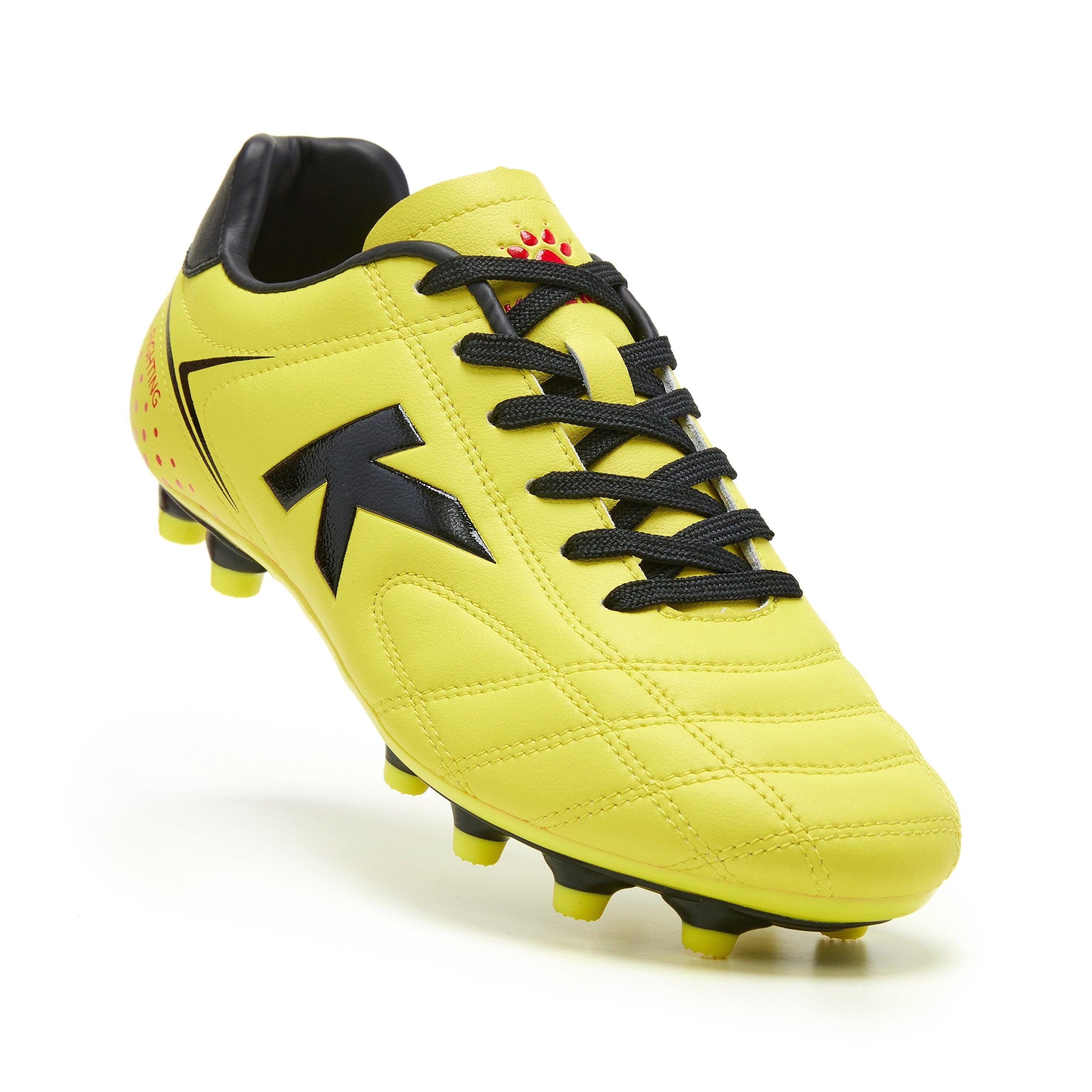 Bottes de football Kelme pour enfants en jaune 2/7