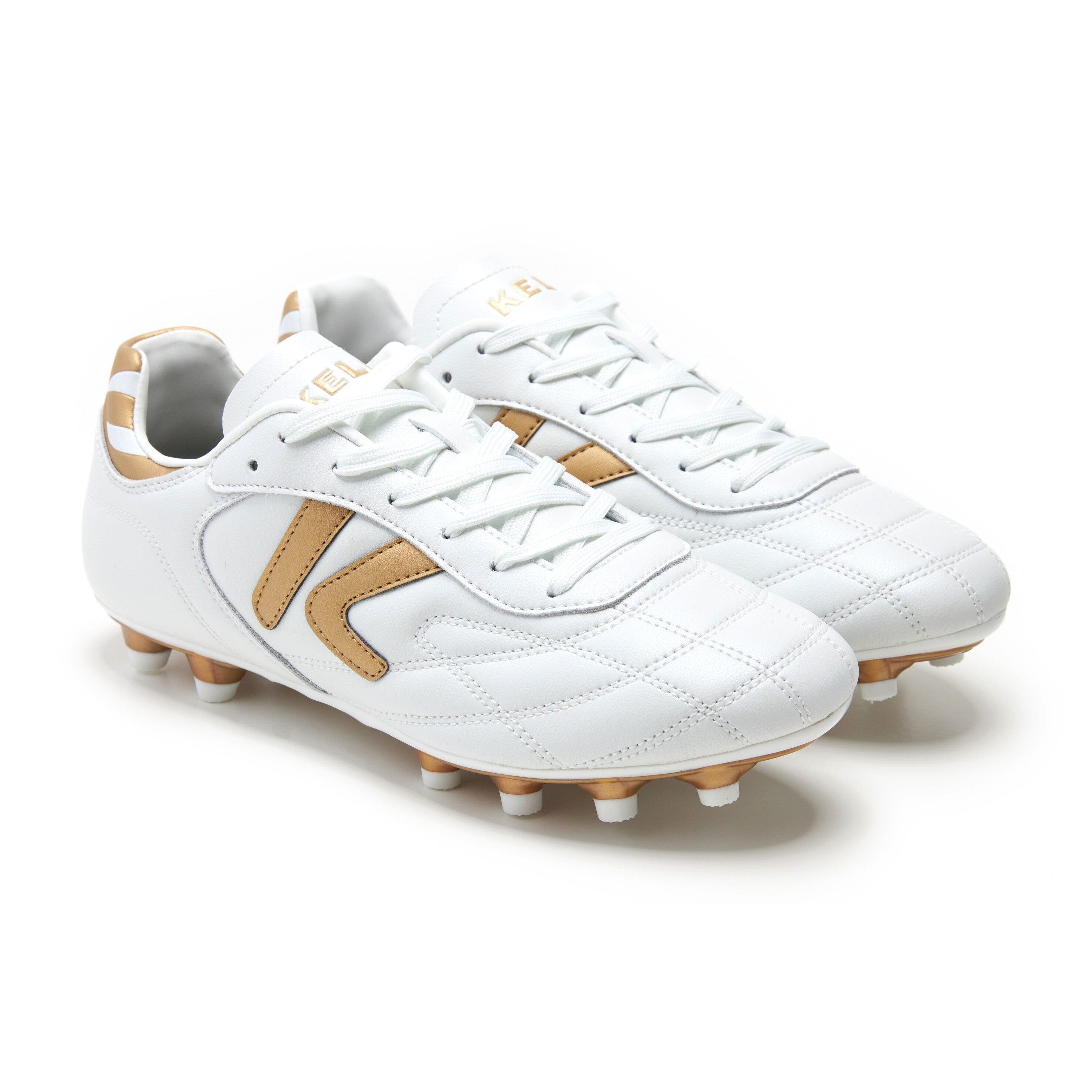 Kelme Botas De Fútbol Heritage Mg Blanco Unisex 5/7