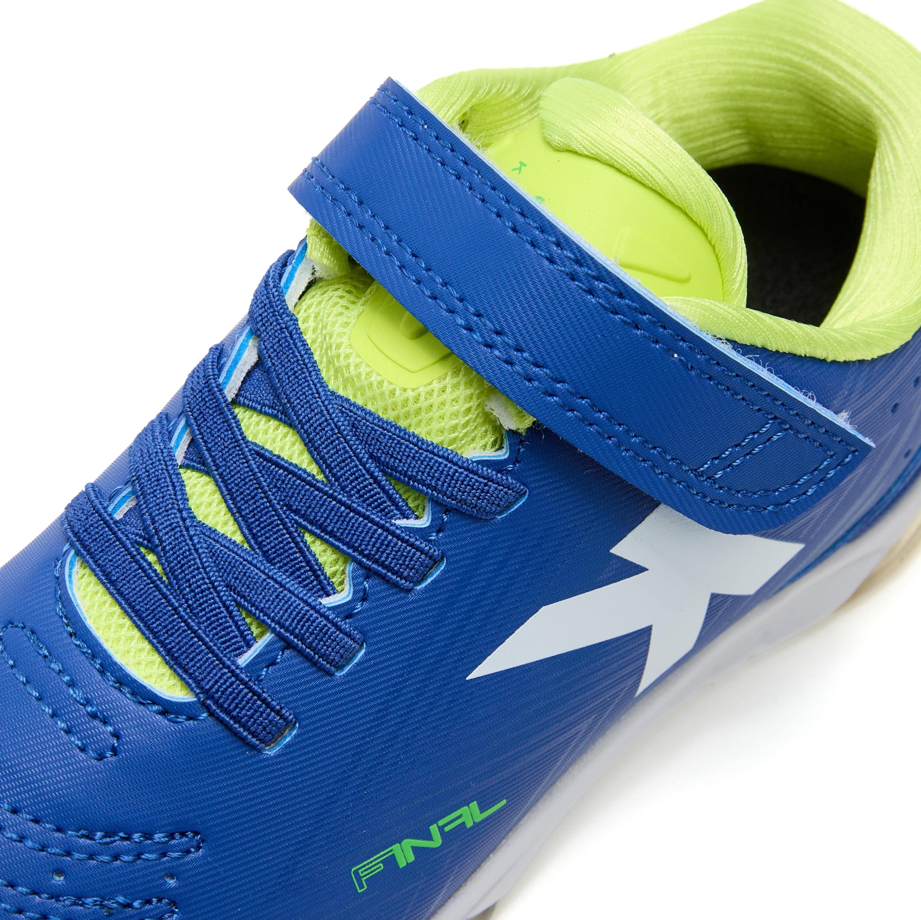 Kelme Zapatillas De Fútbol Sala De Niño Final Elastic Indoor Azul Unisex Kids 4/4