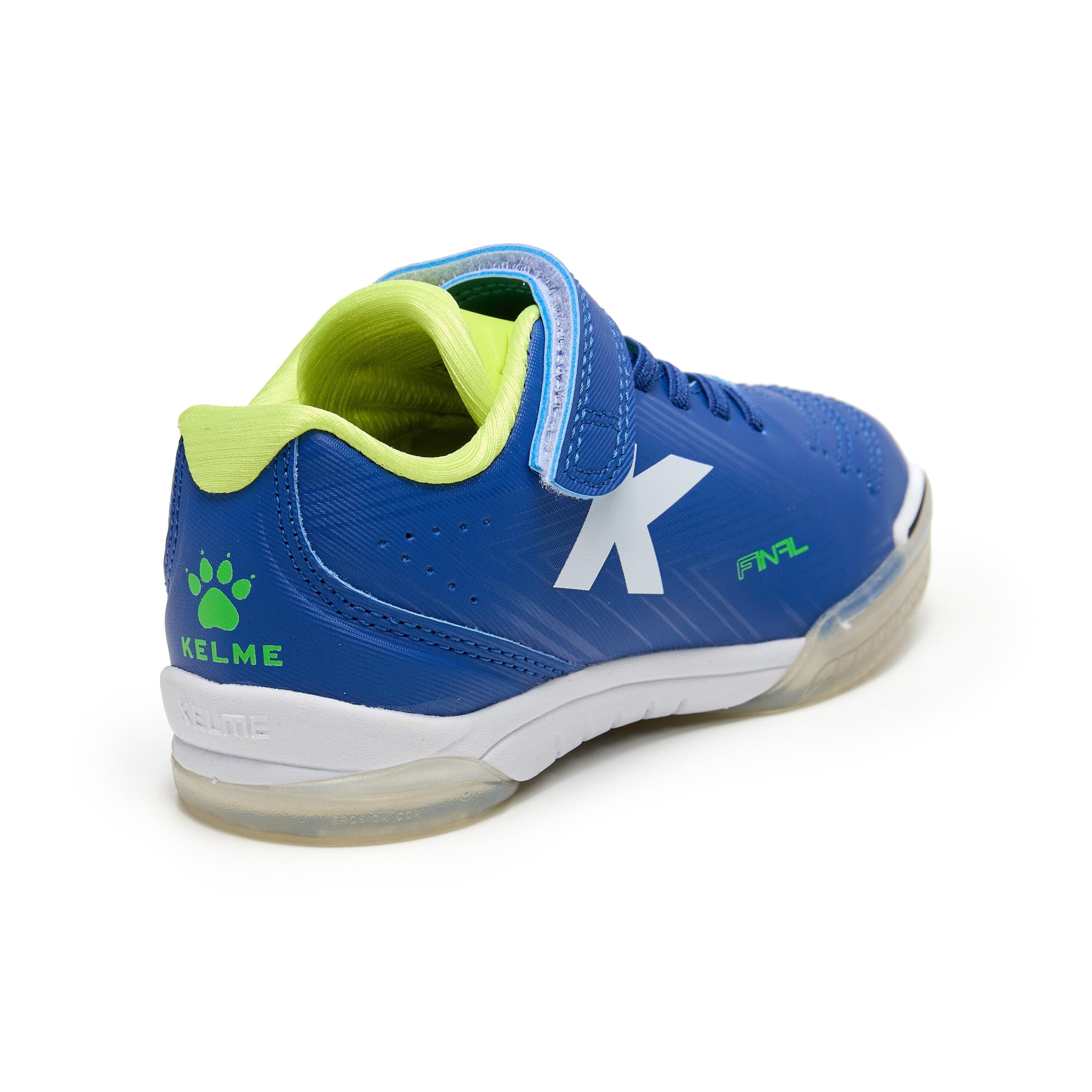 Kelme Zapatillas De Fútbol Sala De Niño Final Elastic Indoor Azul Unisex Kids 3/4