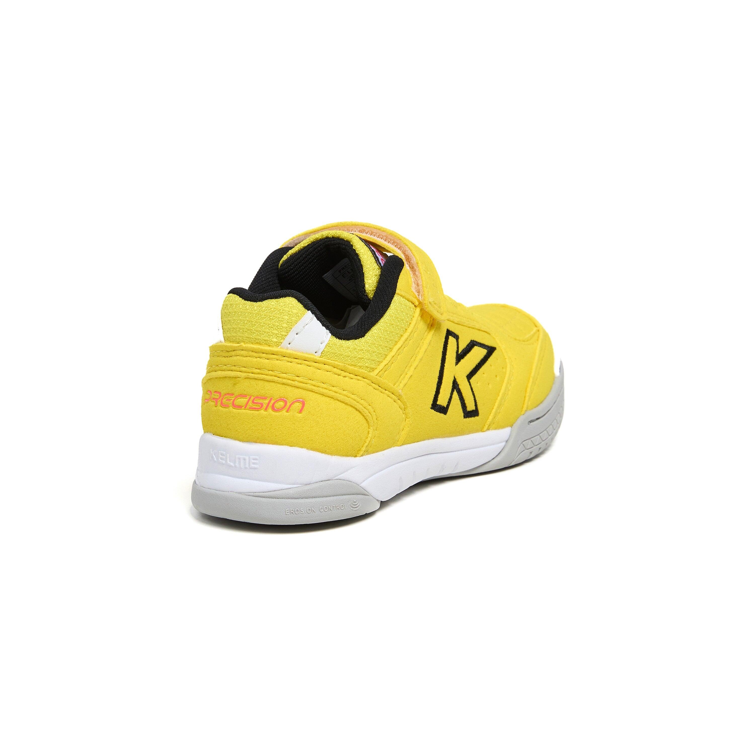 Kelme Zapatillas De Fútbol Sala De Niño Precision Elastic Amarillo Unisex Kids 4/4