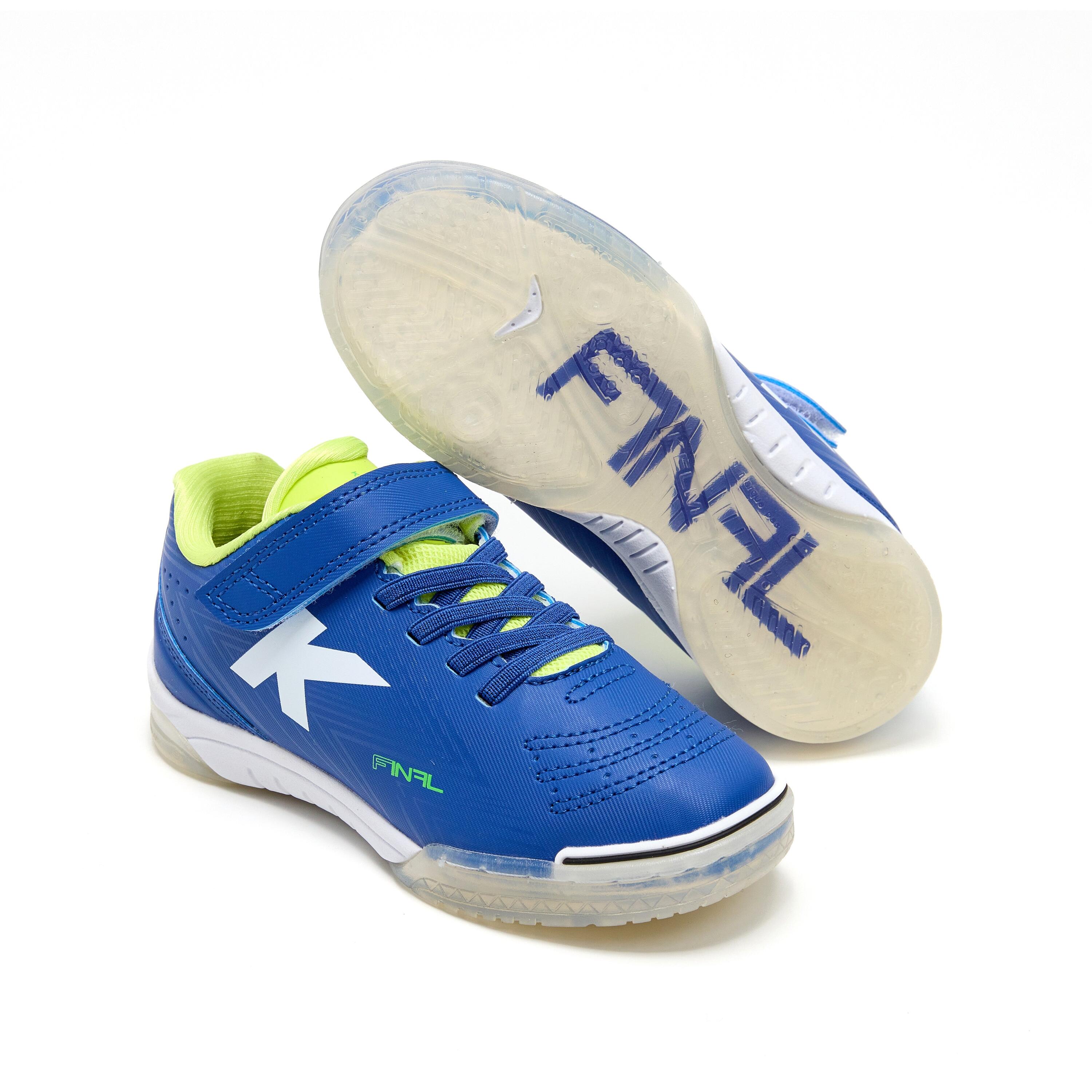 Kelme Zapatillas De Fútbol Sala De Niño Final Elastic Indoor Azul Unisex Kids 2/4