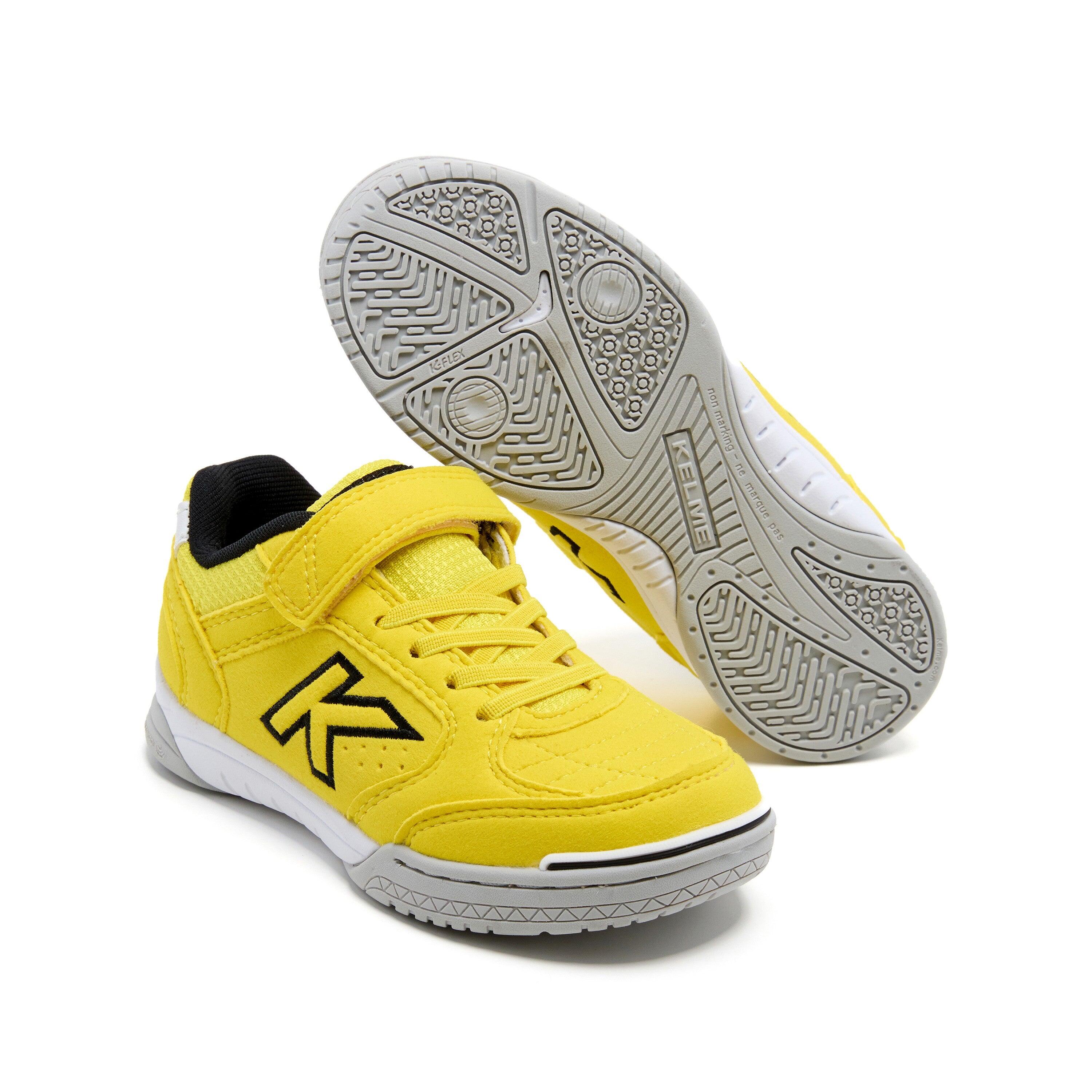 Kelme Zapatillas De Fútbol Sala De Niño Precision Elastic Amarillo Unisex Kids 2/4