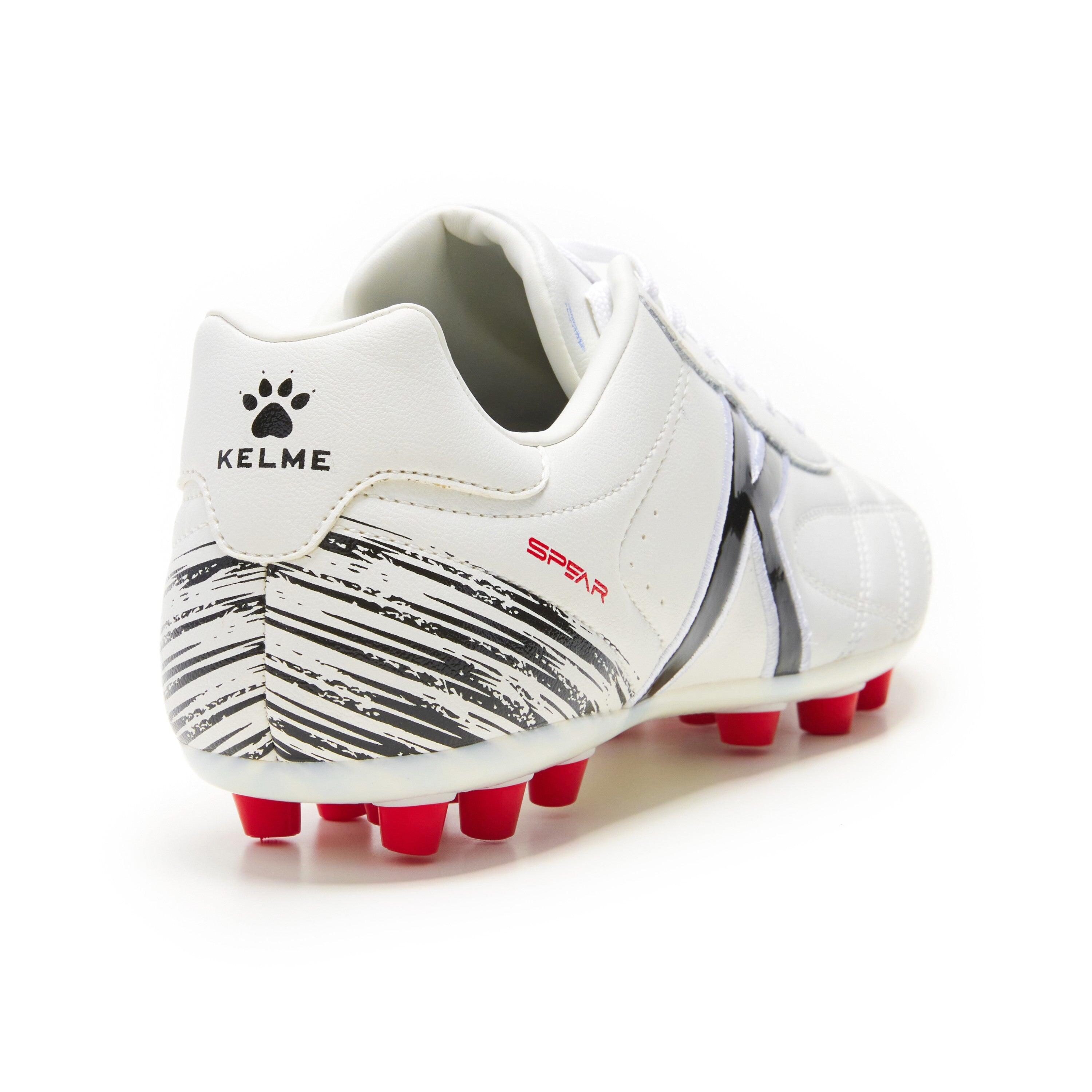 Kelme Botas De Fútbol Spear Ag Blanco Unisex 3/7