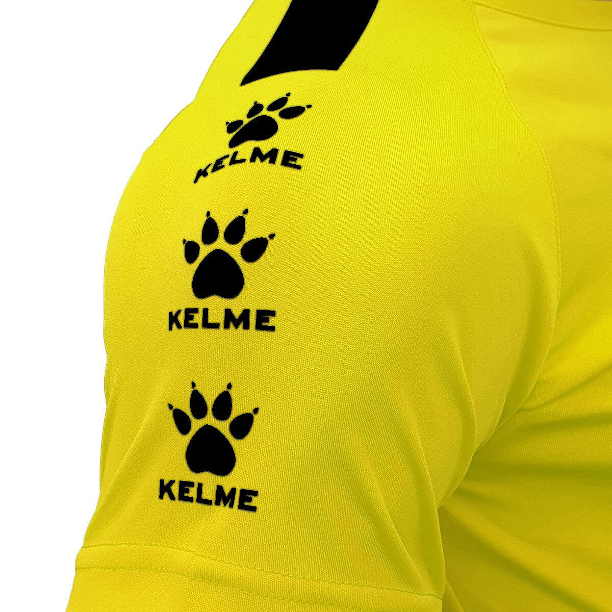Camiseta Manga Corta Kelme Camiseta Lince Unisex JR Kids Amarillo 3/3