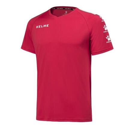 Camiseta Manga Corta Kelme Camiseta Lince Unisex En Color Blanco