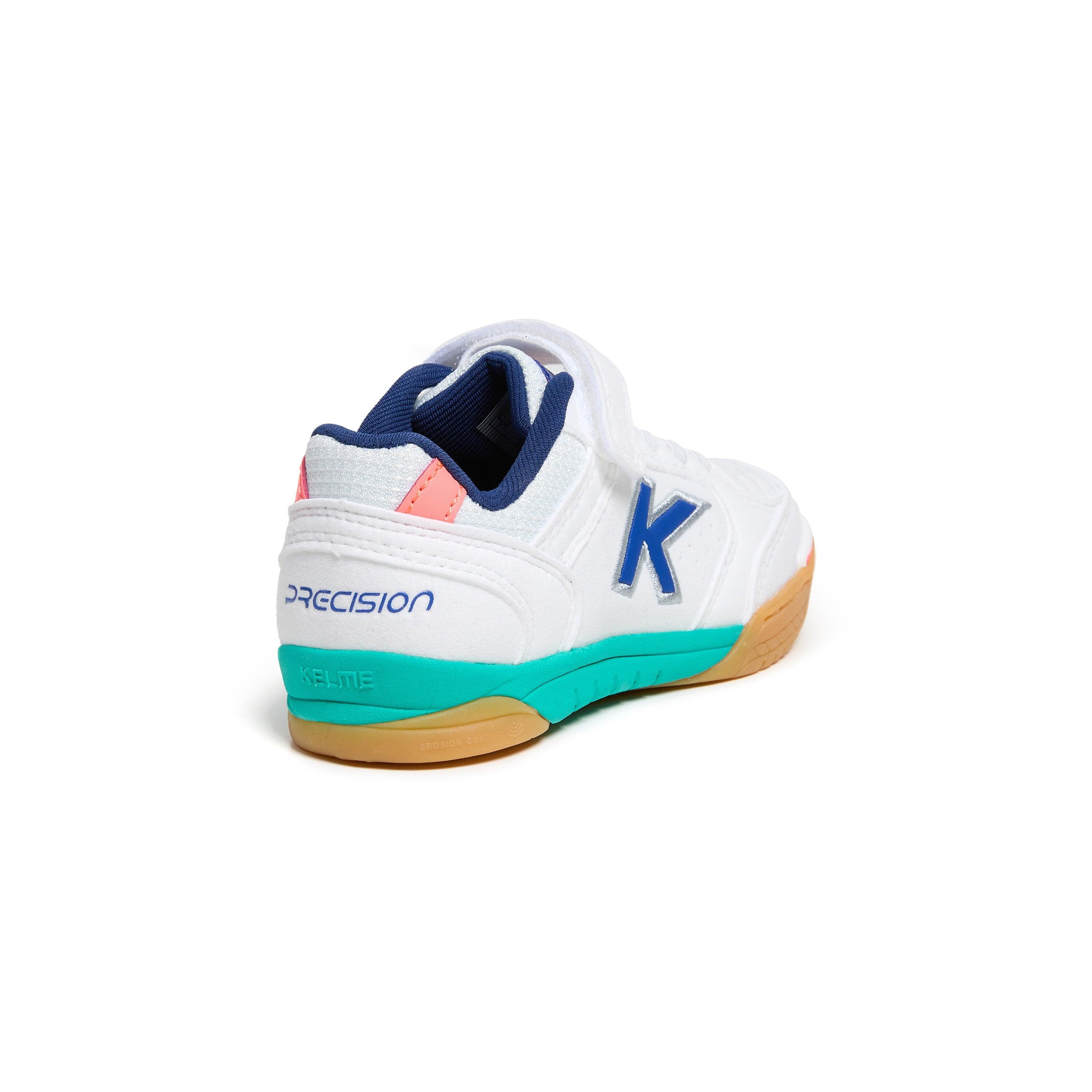 Kelme Zapatillas De Fútbol Sala De Niño Precision Elastic Blanco Unisex Kids 4/4