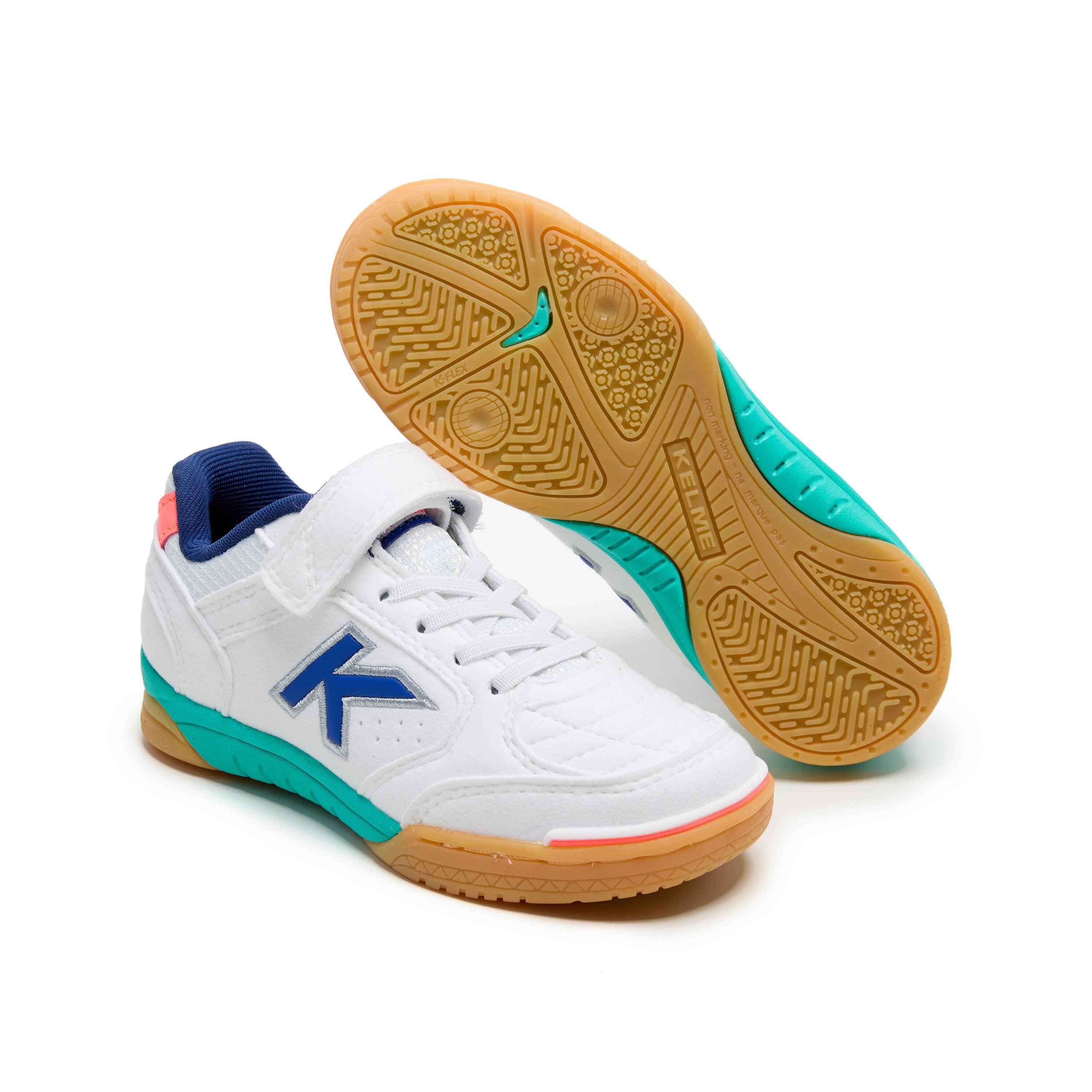 Kelme Zapatillas De Fútbol Sala De Niño Precision Elastic Blanco Unisex Kids 2/4