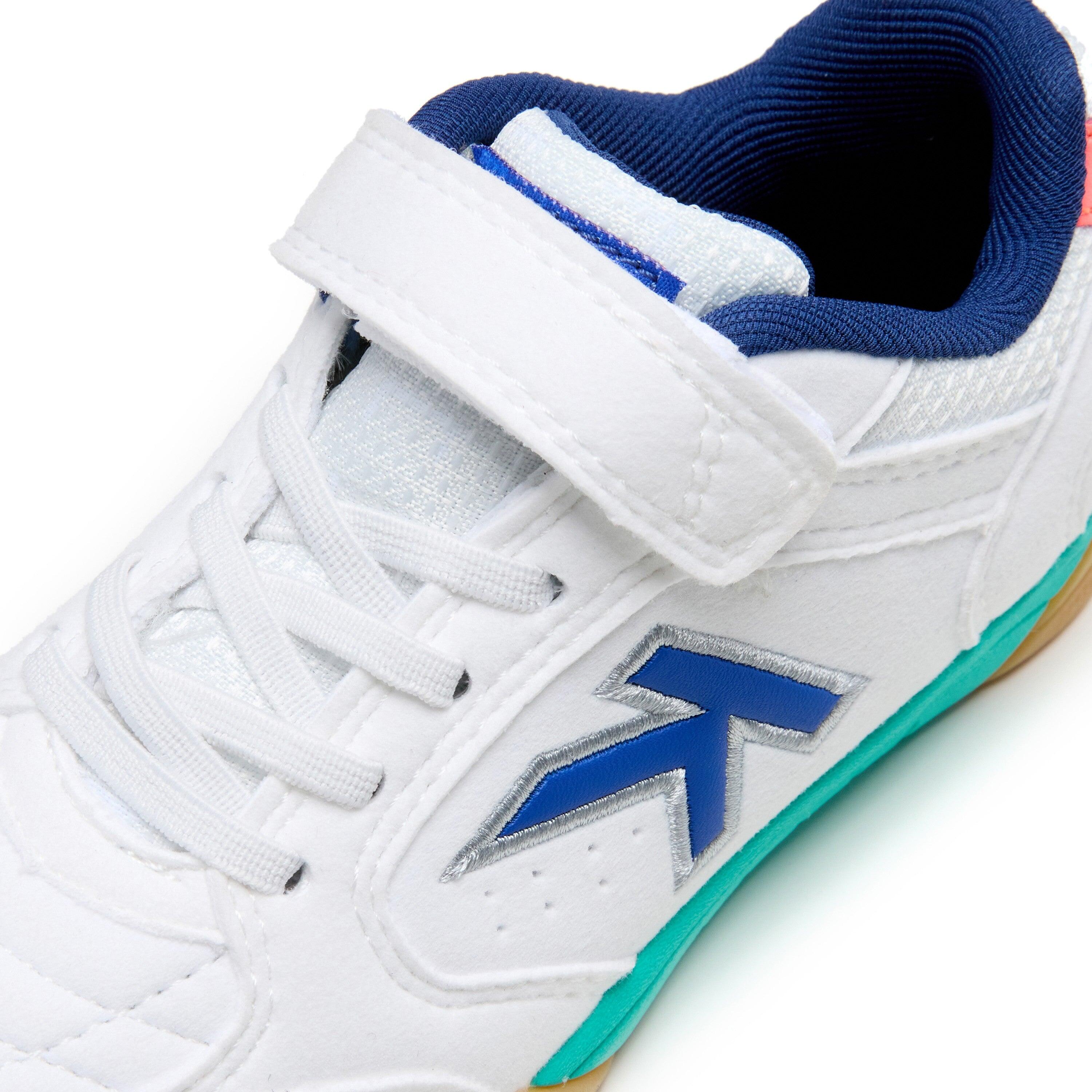 Kelme Zapatillas De Fútbol Sala De Niño Precision Elastic Blanco Unisex Kids 3/4