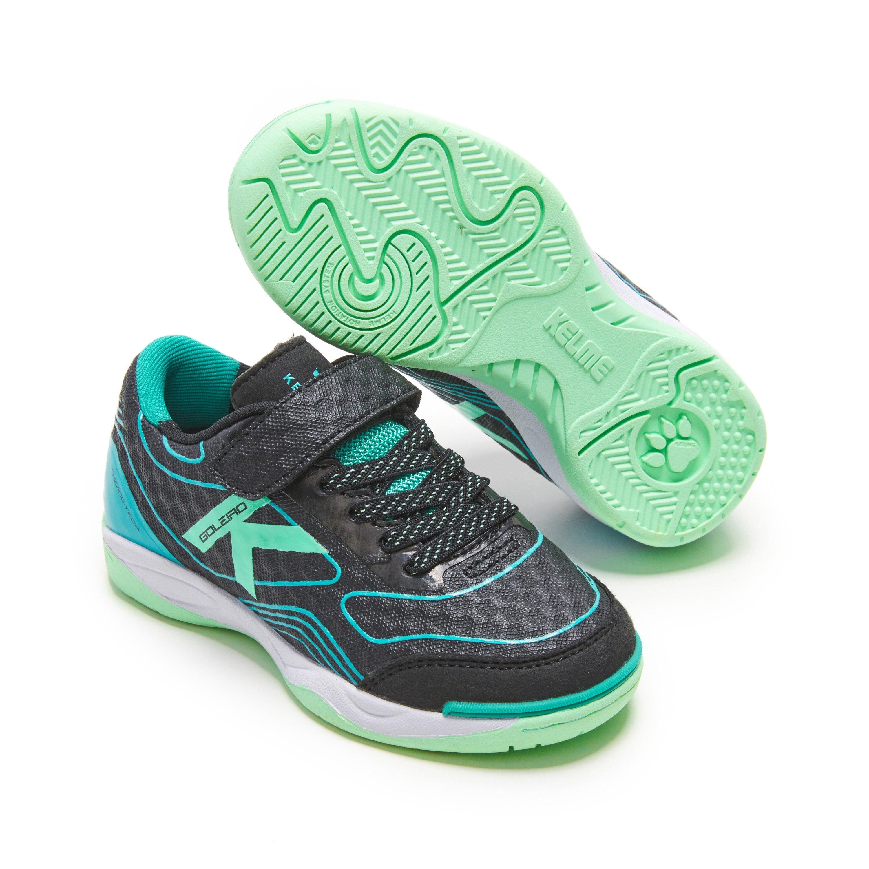 Kelme Zapatillas De Fútbol Sala De Niño Goleiro Kids Elastic Negro Unisex Kids 4/4