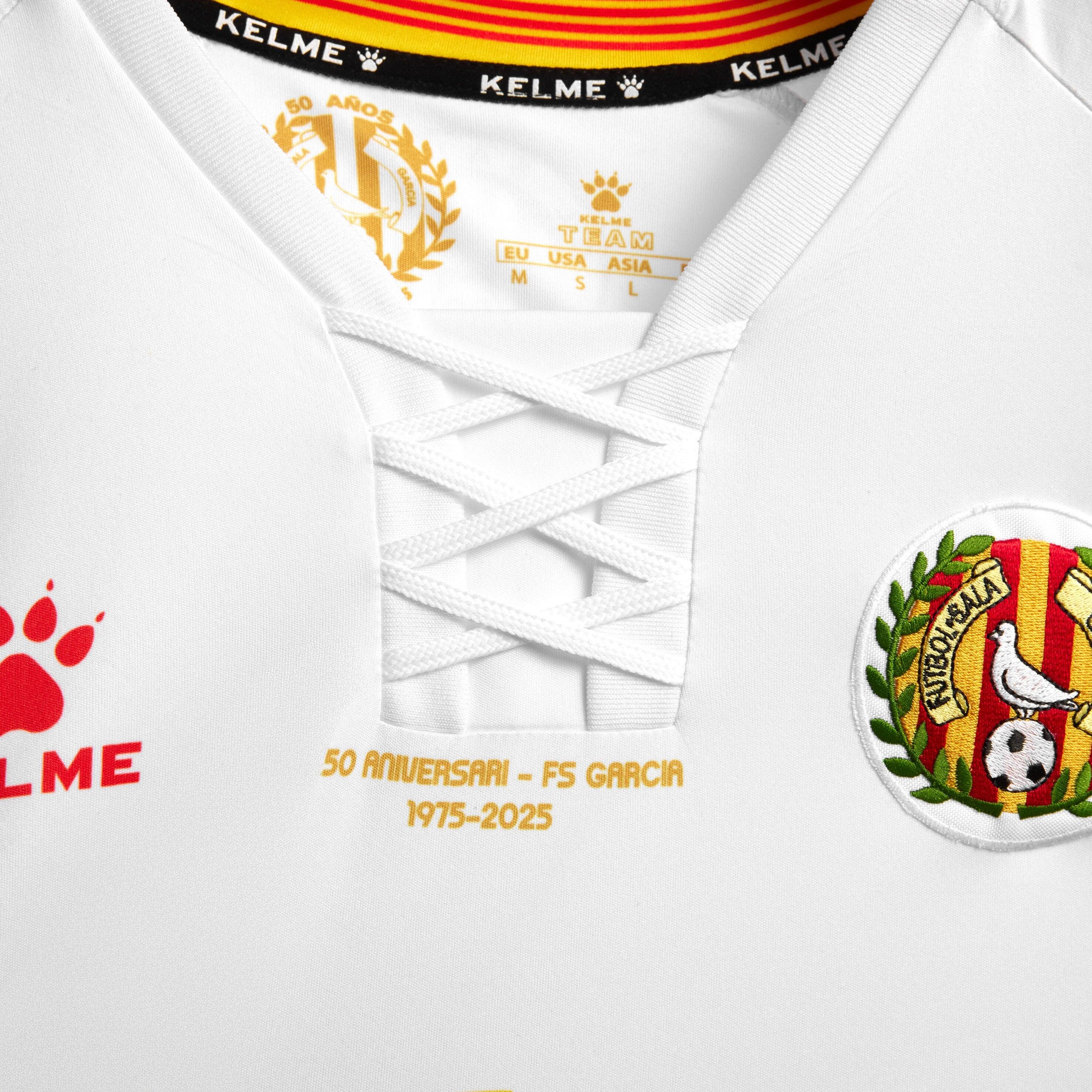Kelme Camiseta Jugador Industrias Santa Coloma 24/25 Blanco Unisex 3/5